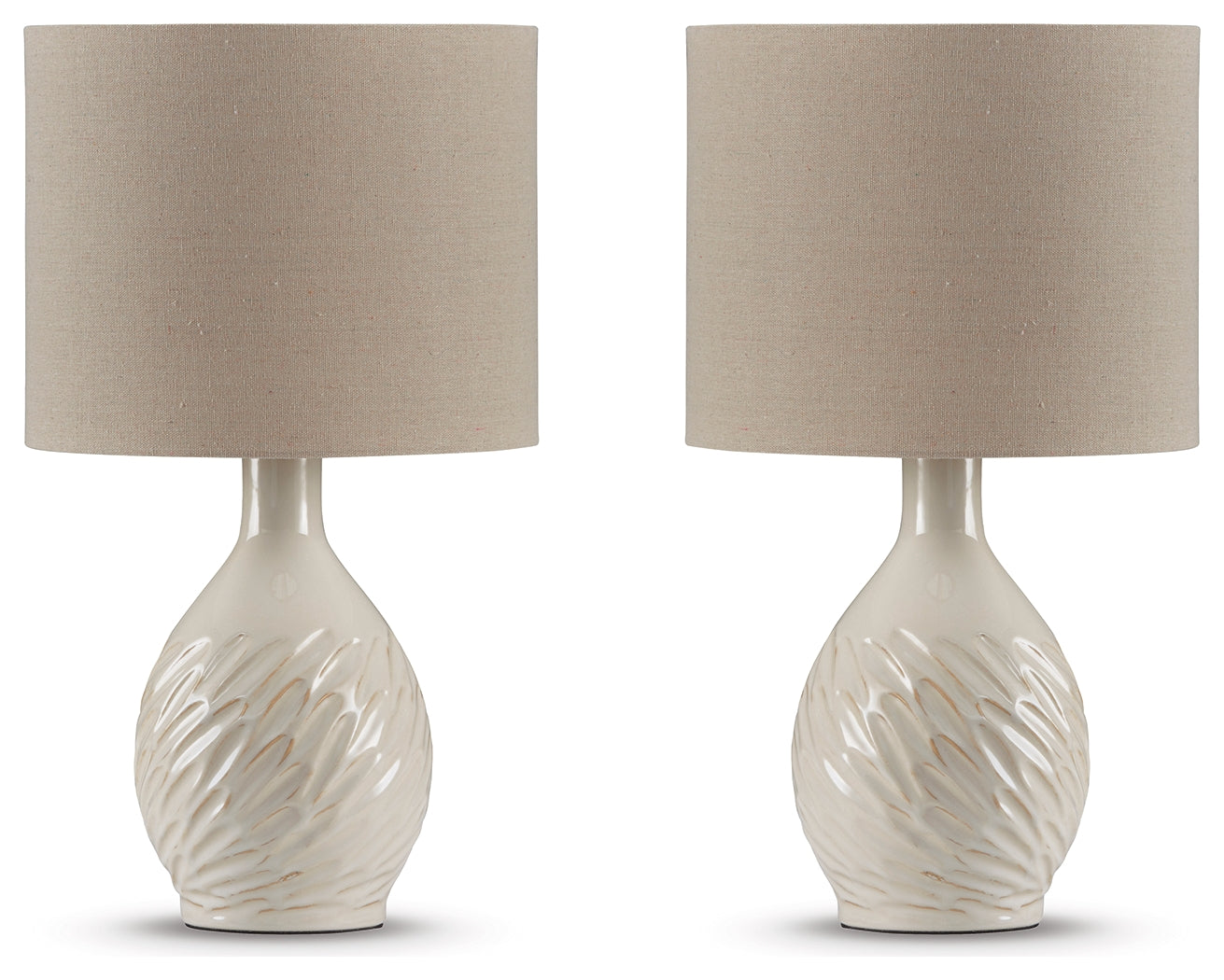Garinton Cream Table Lamp (Set of 2) - Ornate Home