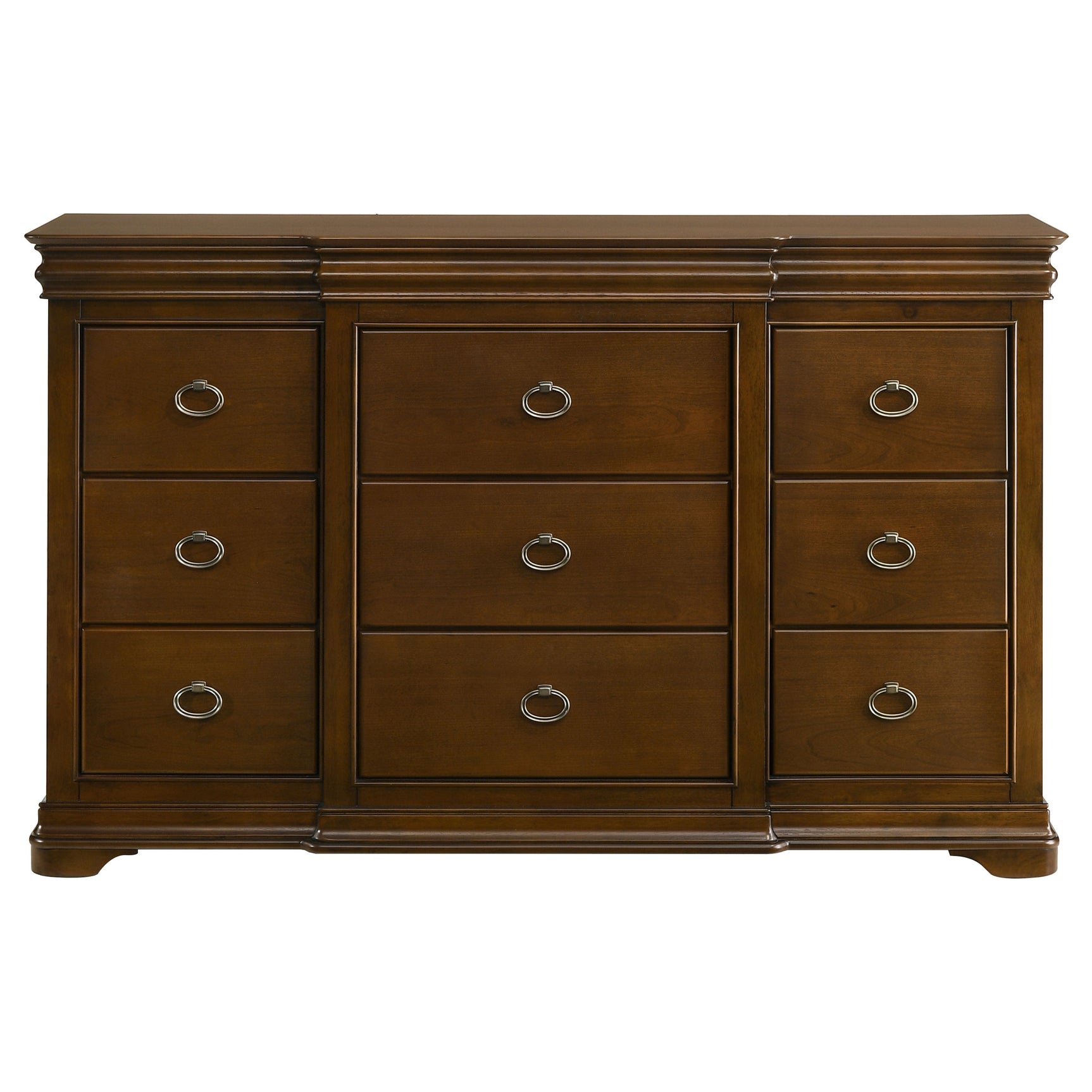 Garland Brown Cherry 11-drawer Bedroom Dresser Cabinet - Ornate Home