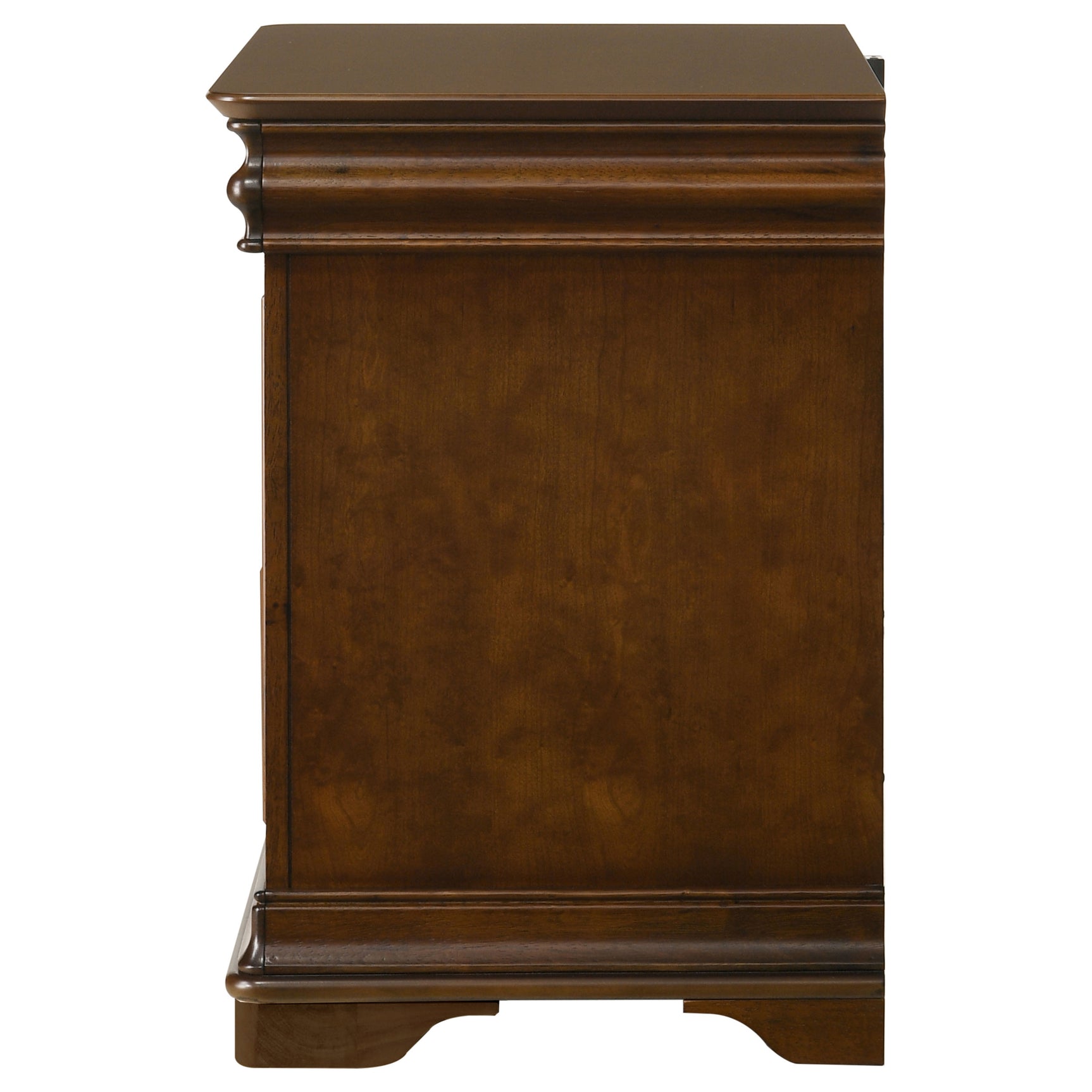 Garland Brown Cherry 3-drawer Nightstand Bedside Table - Ornate Home