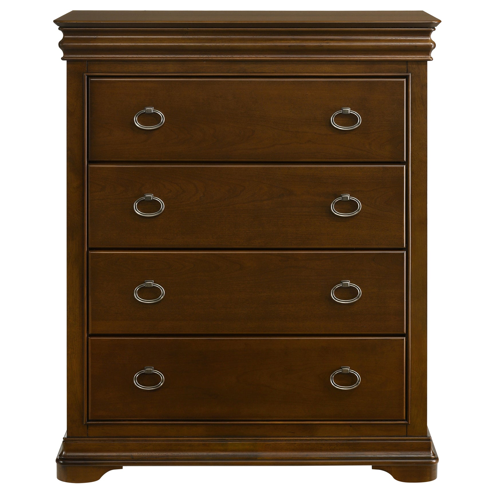 Garland Brown Cherry 4-drawer Bedroom Chest of Drawers - Ornate Home