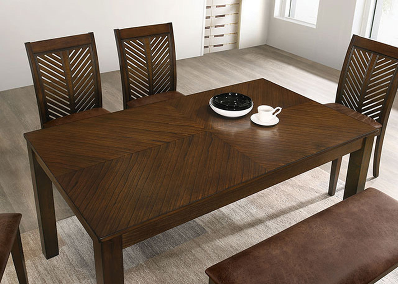 Garnett Walnut Dining Table - Ornate Home