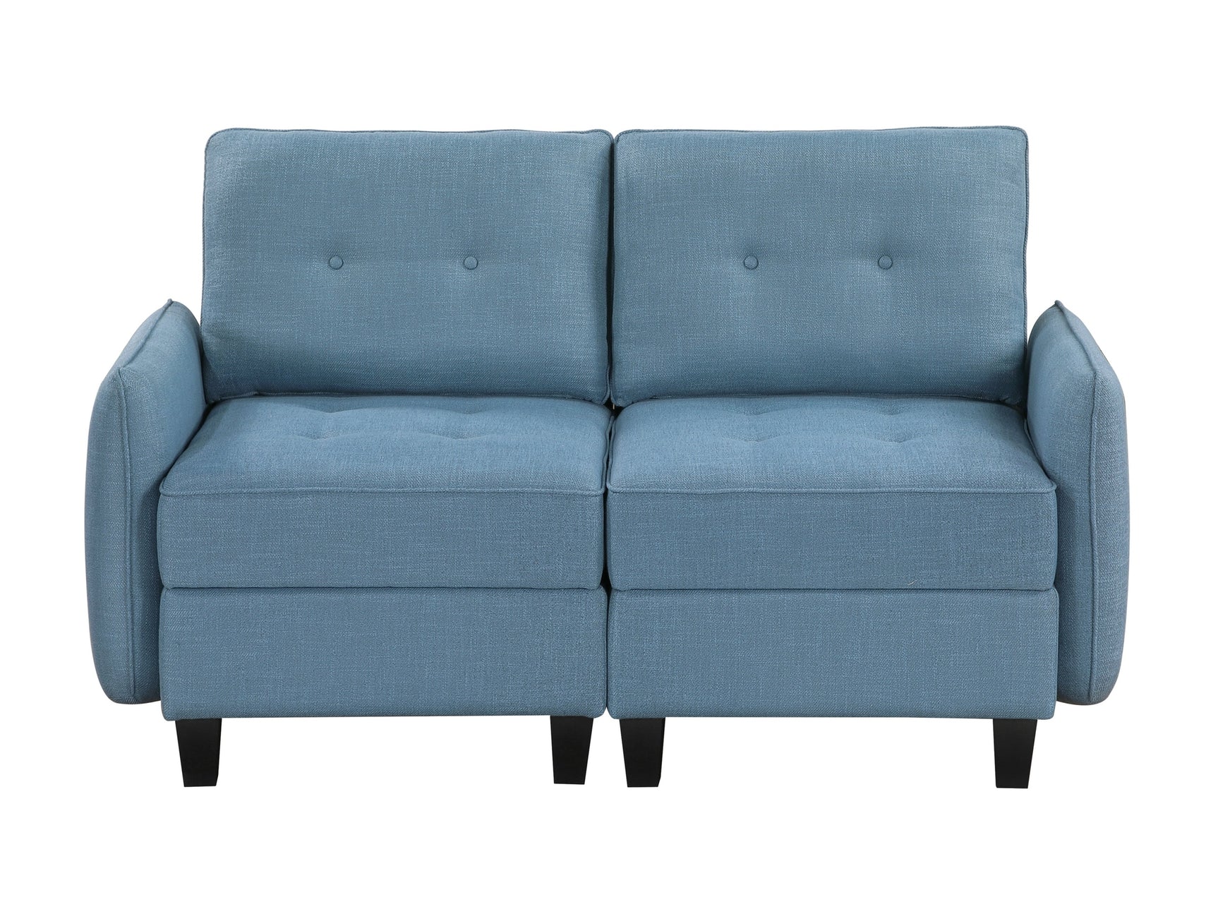 Garren Blue Loveseat - Ornate Home