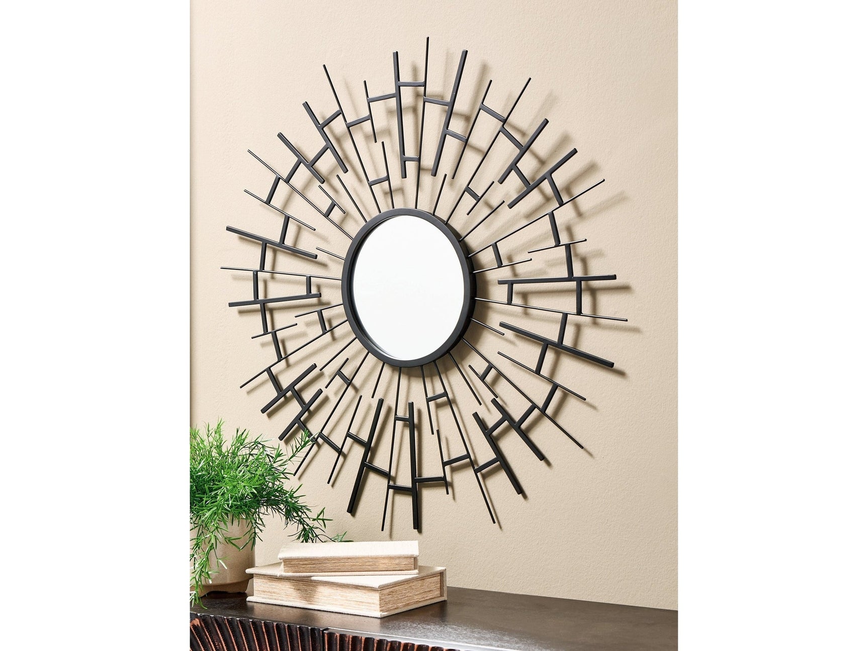 Garrenworth Black Accent Mirror (Online Special Price) - Ornate Home