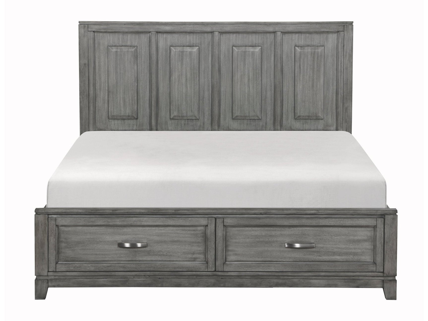Garretson Gray California King Platform Bed - Ornate Home