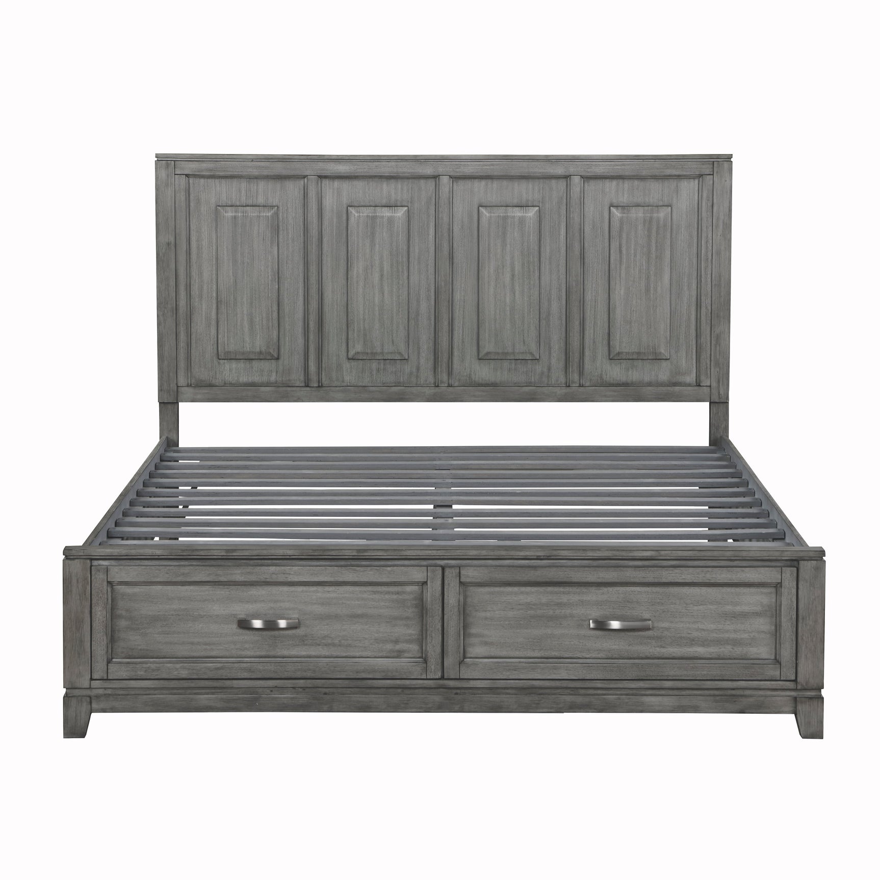 Garretson Gray California King Platform Bed - Ornate Home