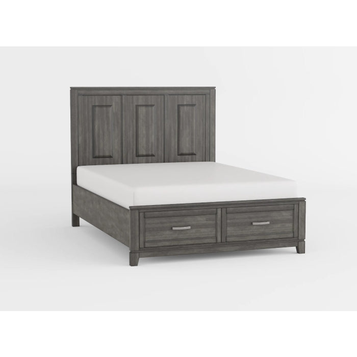 Garretson Gray Eastern King Platform Bed - Ornate Home