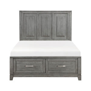 Garretson Gray Full Platform Bed - Ornate Home