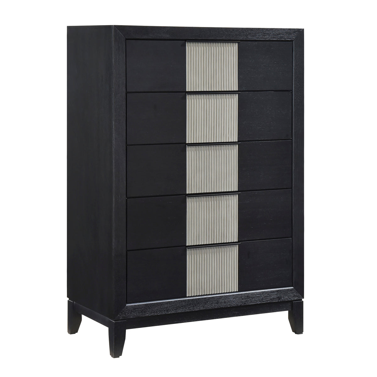 Garrison Black 5pc Bedroom Set - Ornate Home
