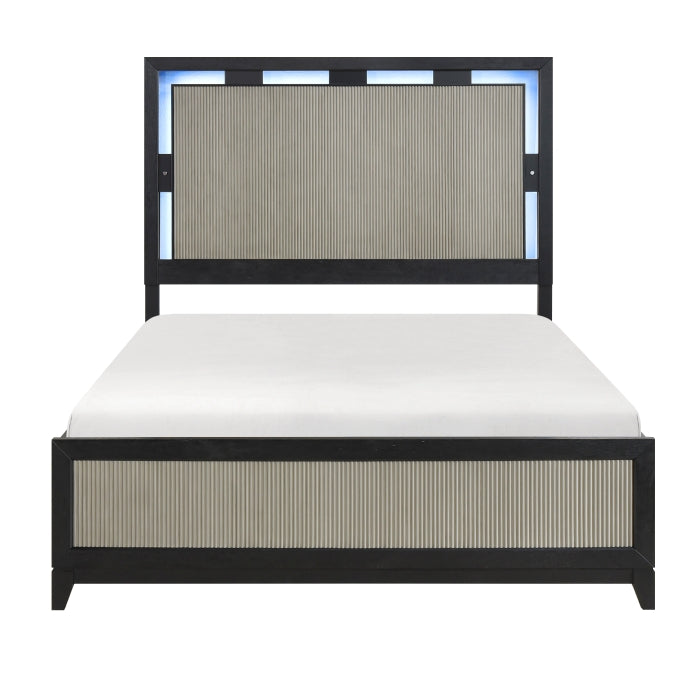 Garrison Black California King Bed - Ornate Home
