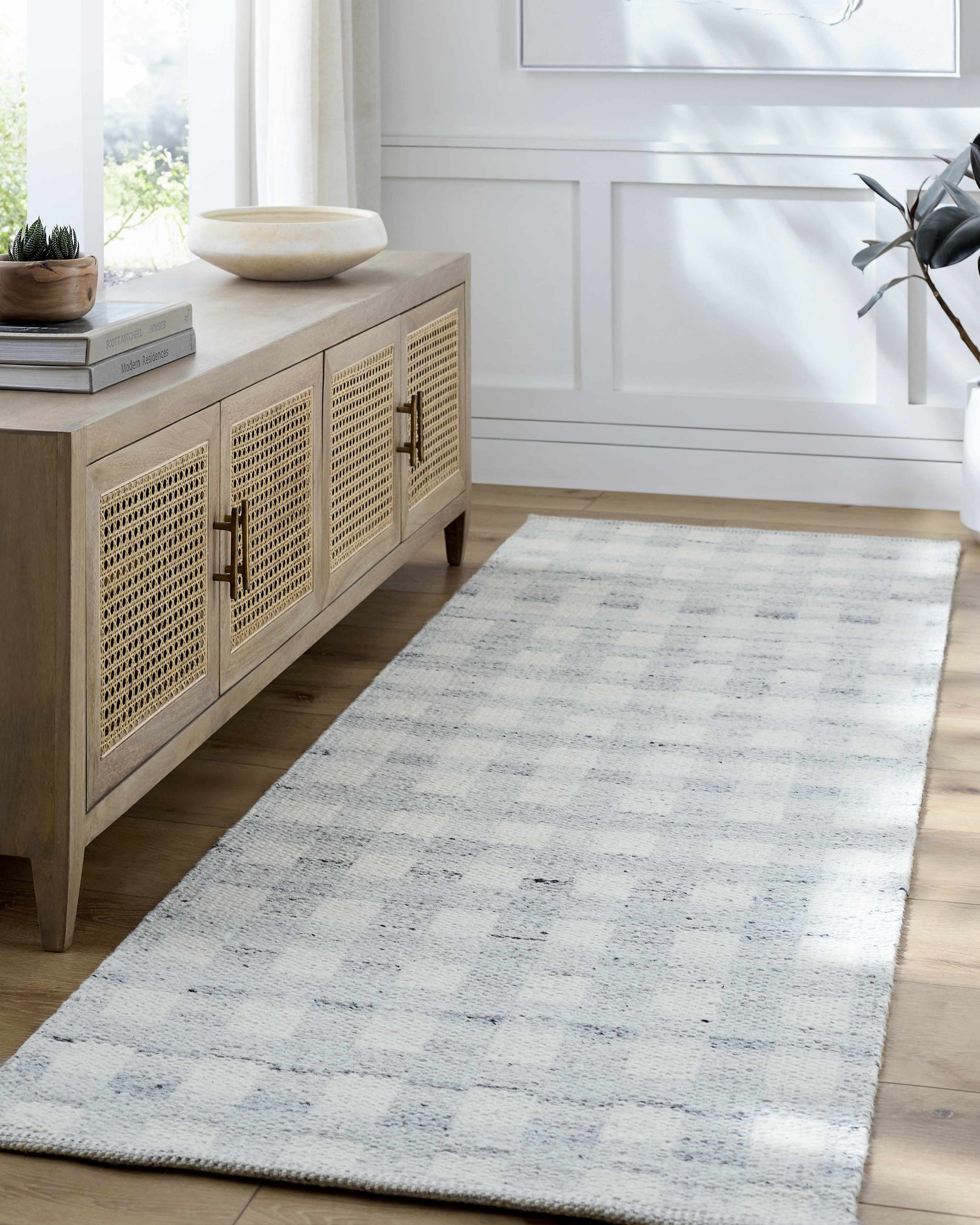 Garth Light Slate Area Rug - Ornate Home