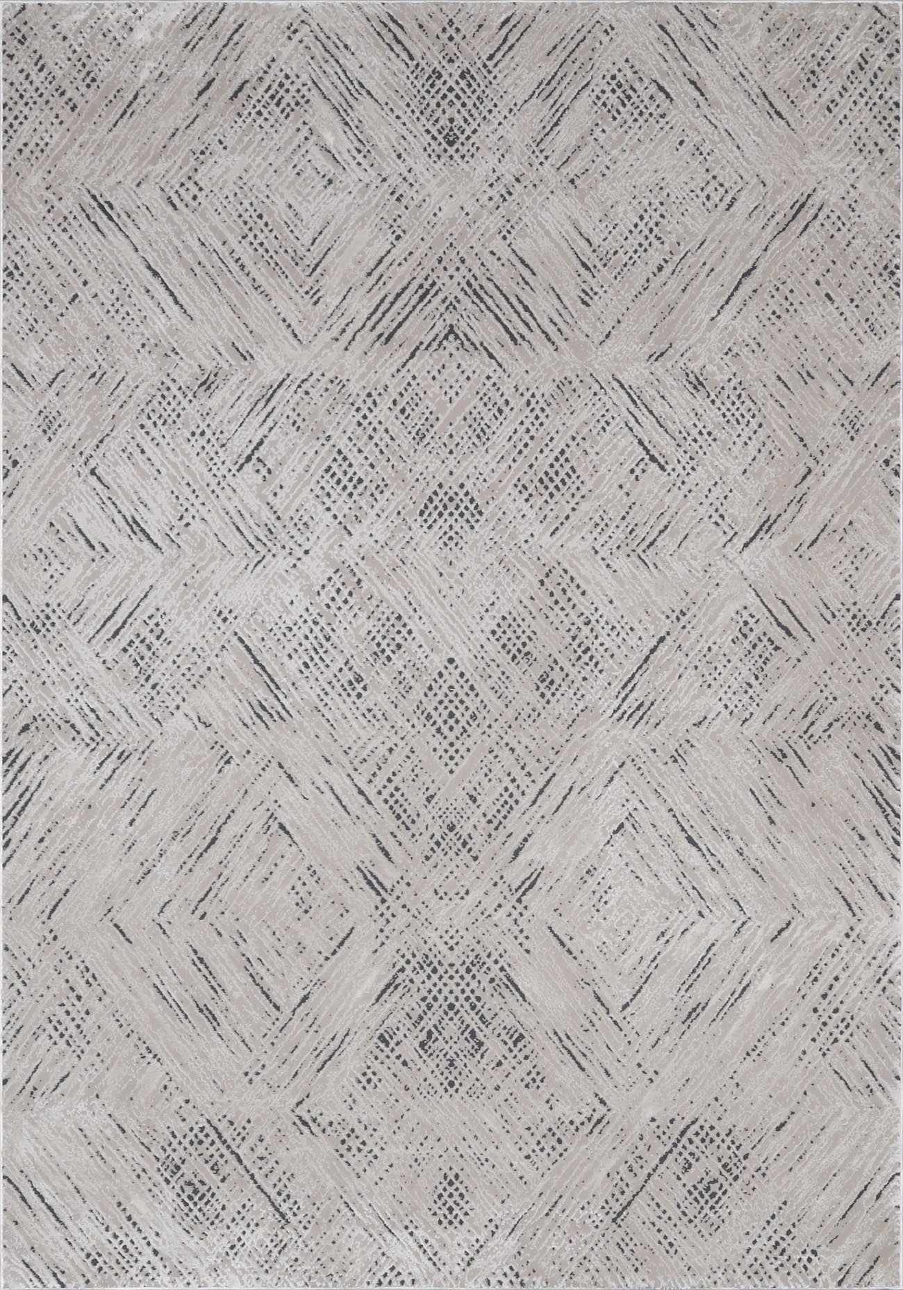Garza Diamond Textured Washable Rug - Ornate Home