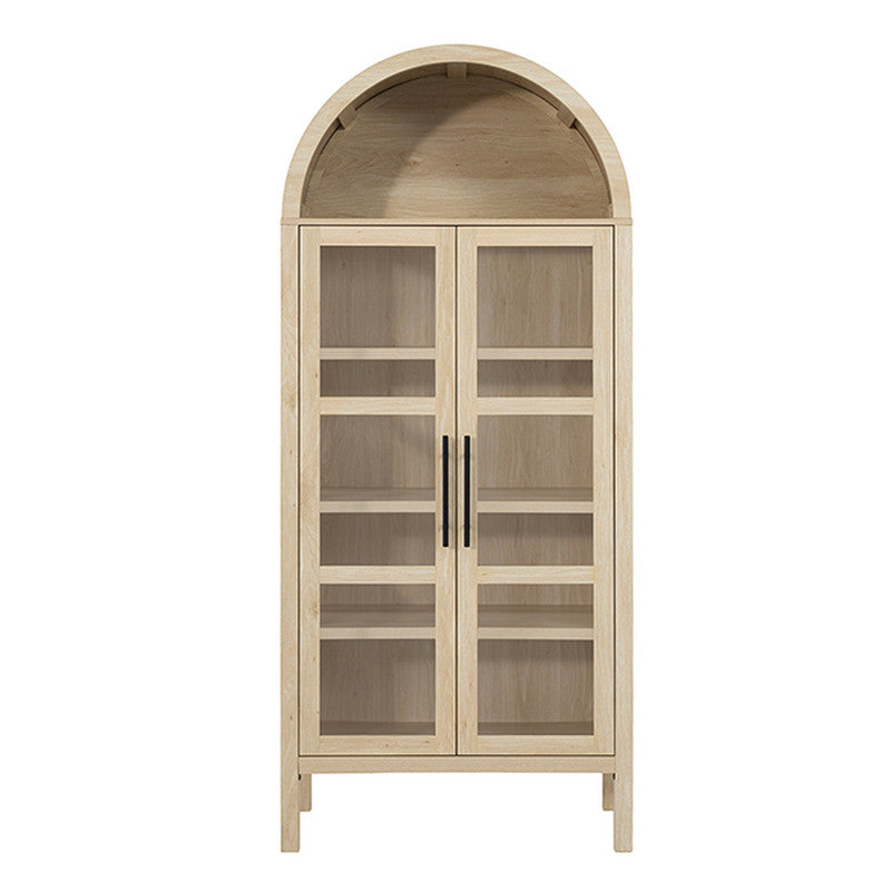 Gateshead Natural Arched Cabinet - Ornate Home