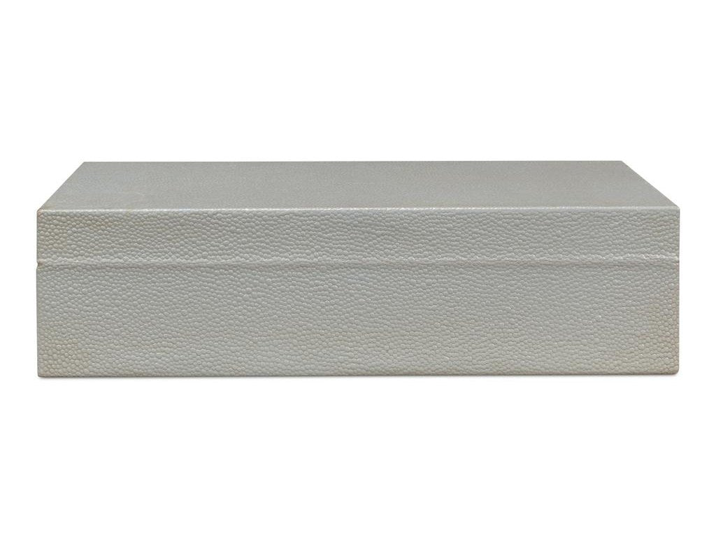 Gatsburg Grey Shagreen Box (Set of 2) - Ornate Home