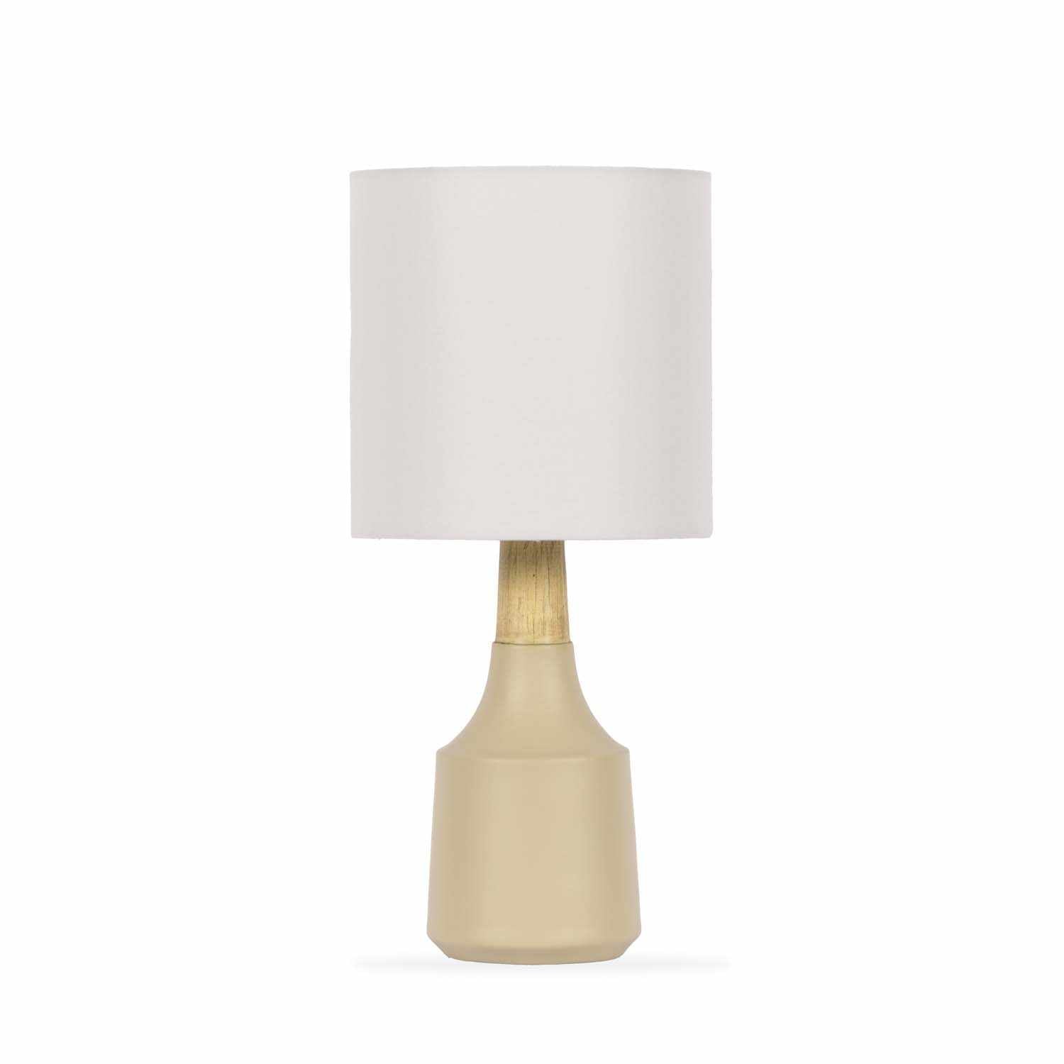 Gattaran Ivory & White Table Lamp - Ornate Home