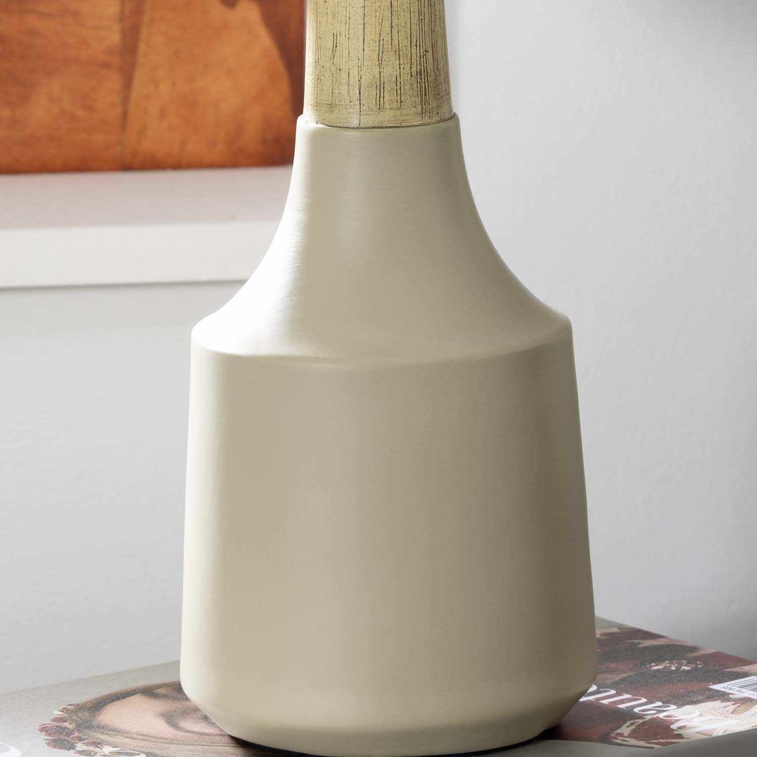 Gattaran Ivory & White Table Lamp - Ornate Home