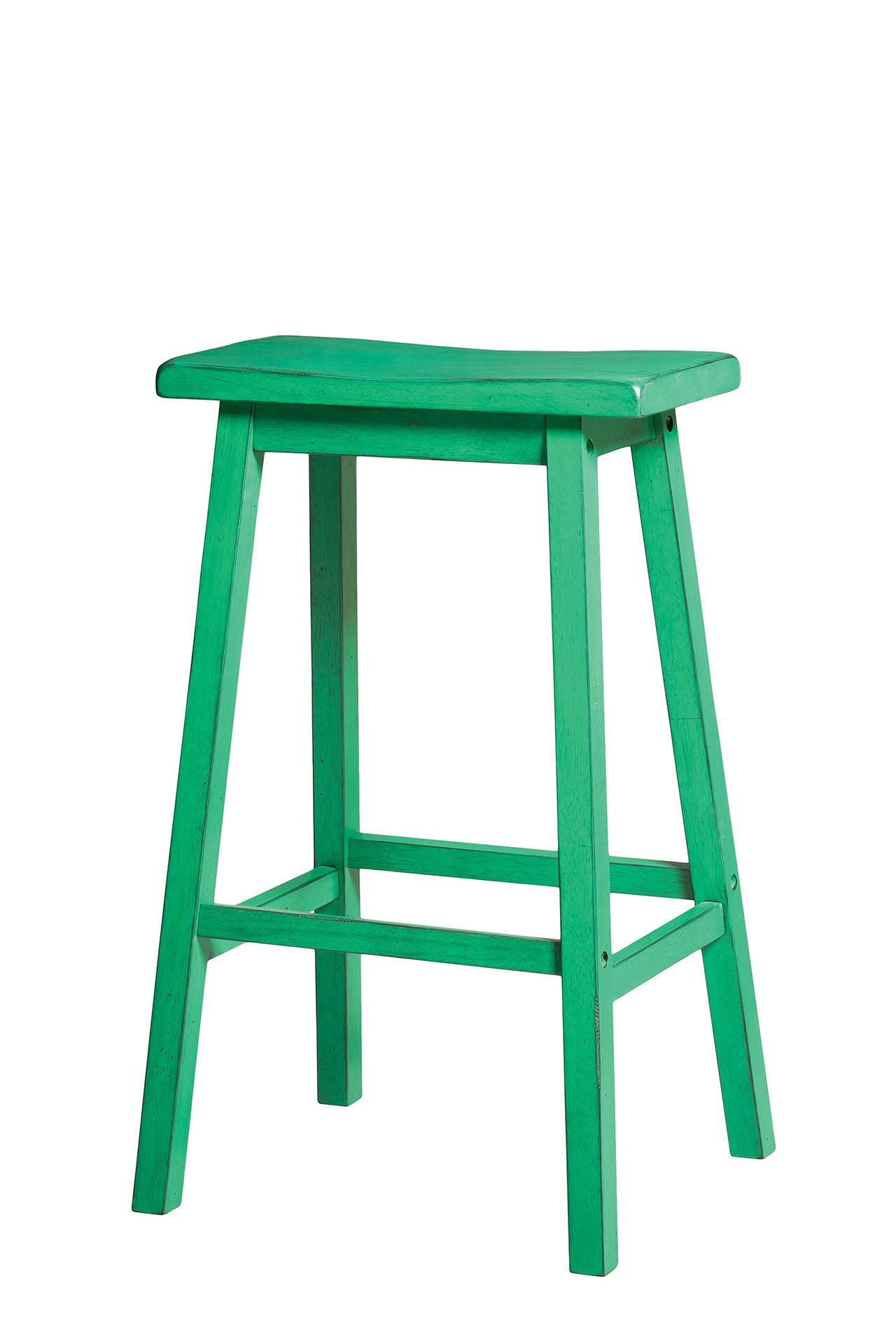 Gaucho Antique Green Bar Stool (Set of 2) - Ornate Home