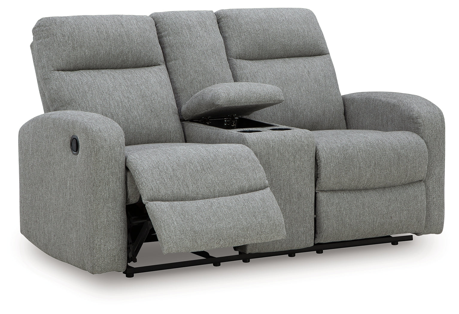 Gauntlet Sterling DBL Rec Loveseat w/Console (Online Special Price) - Ornate Home