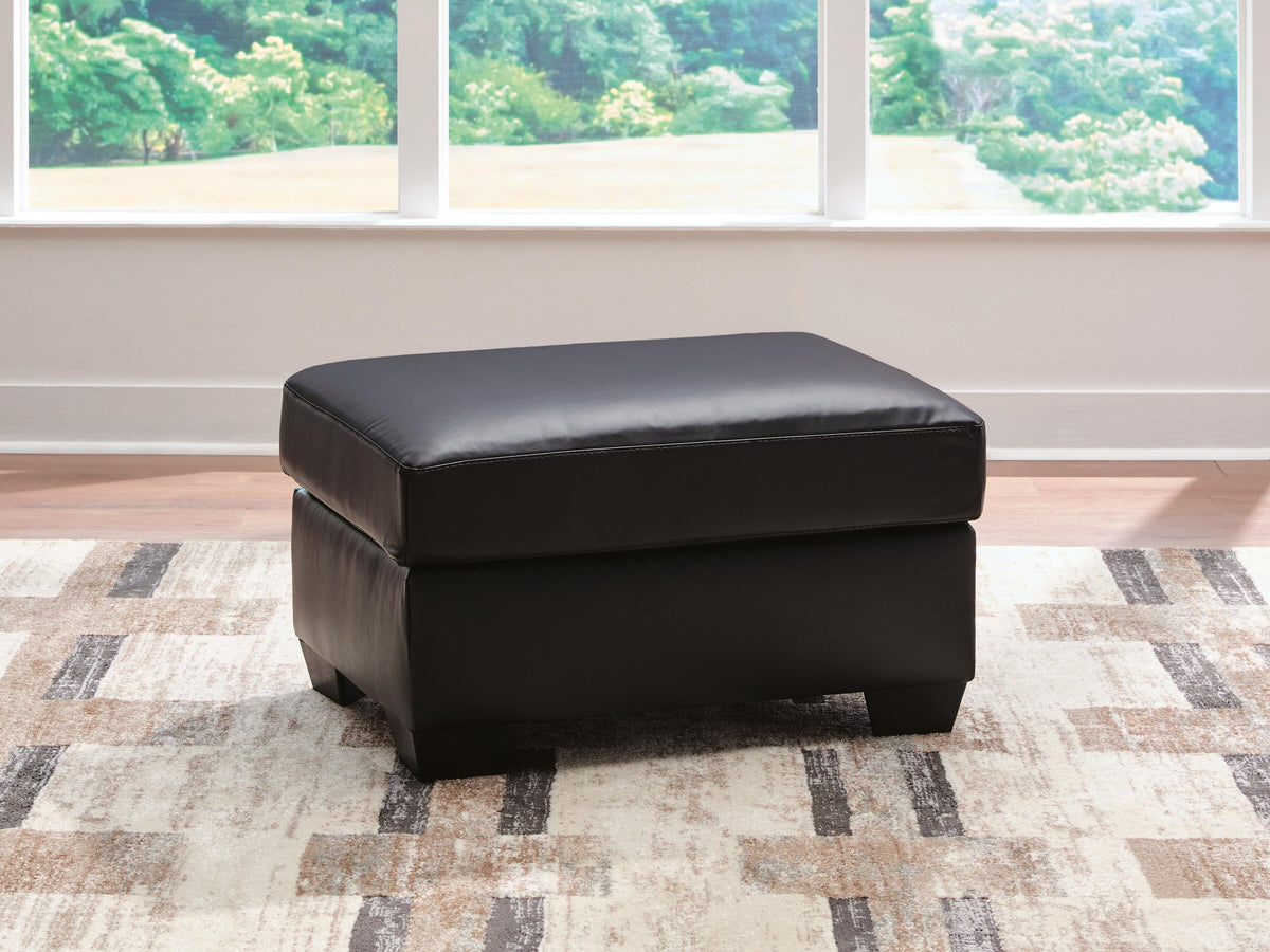Gavello Midnight Ottoman - Ornate Home