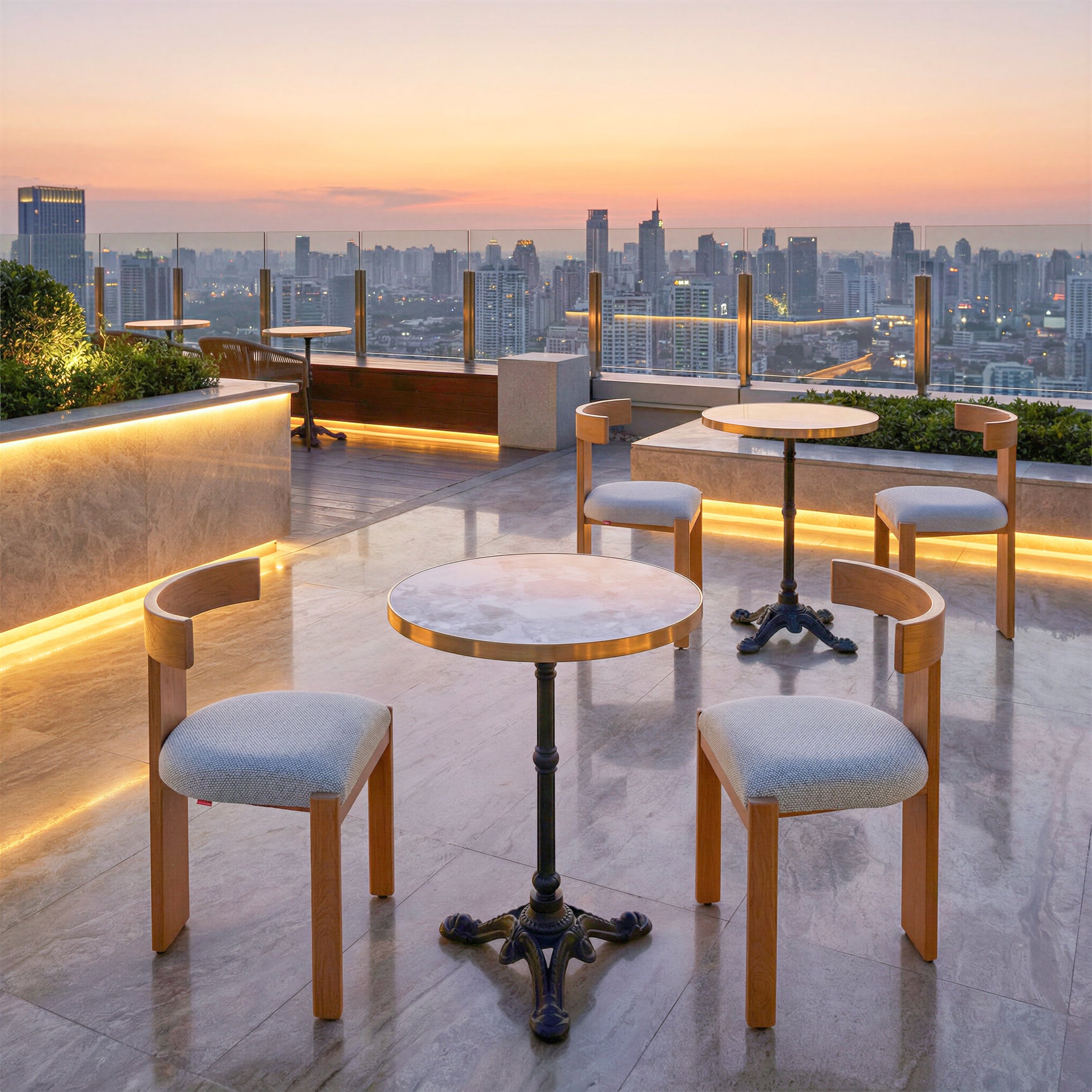 Gazebo Multicolor Dining Table