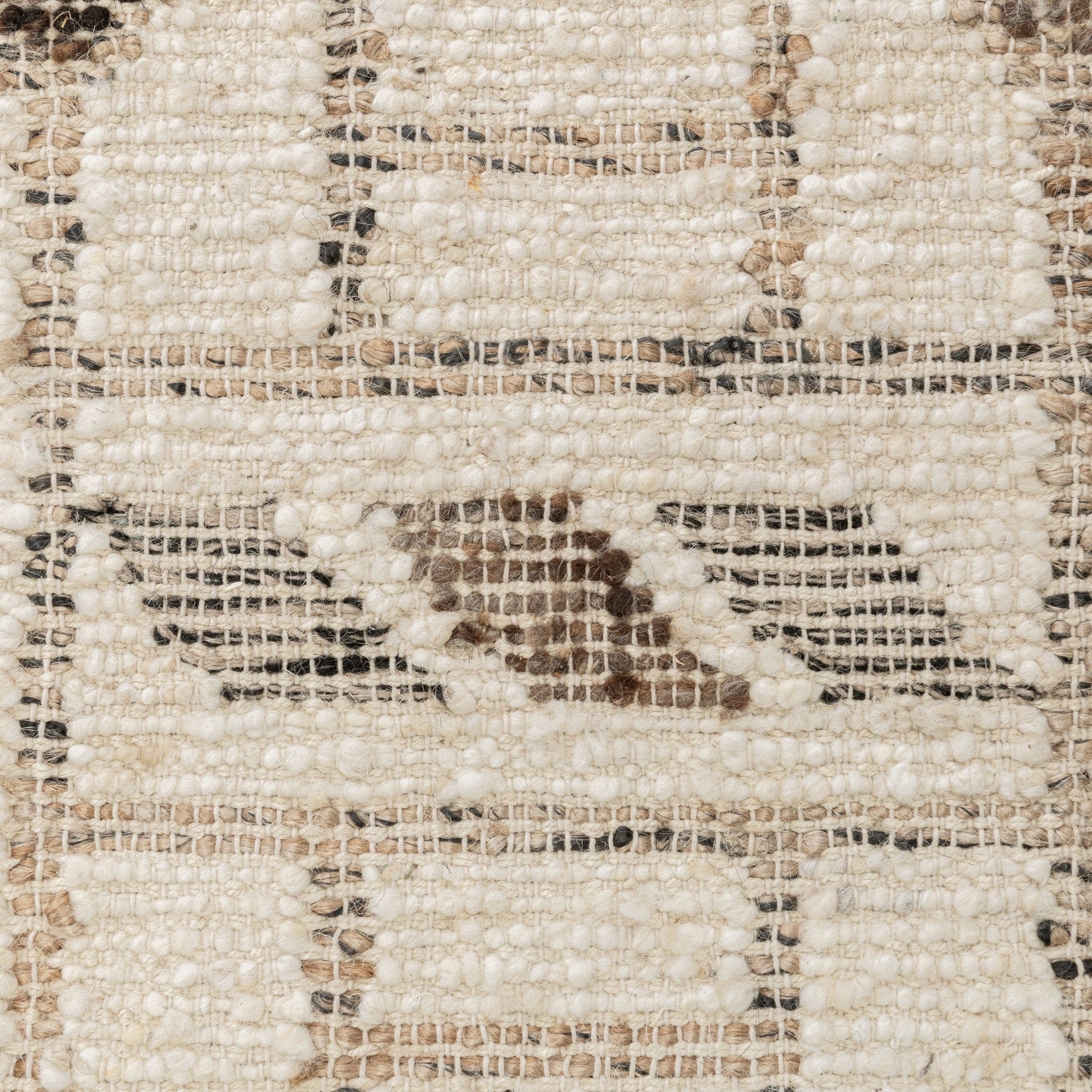 Gazi Ivory/Brown Multi Rug - Ornate Home