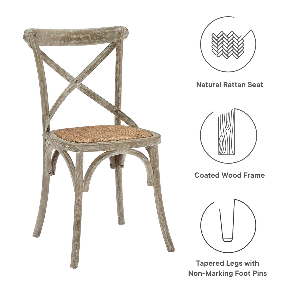 Gear Gray Dining Side Chair (Set of 2) - Ornate Home
