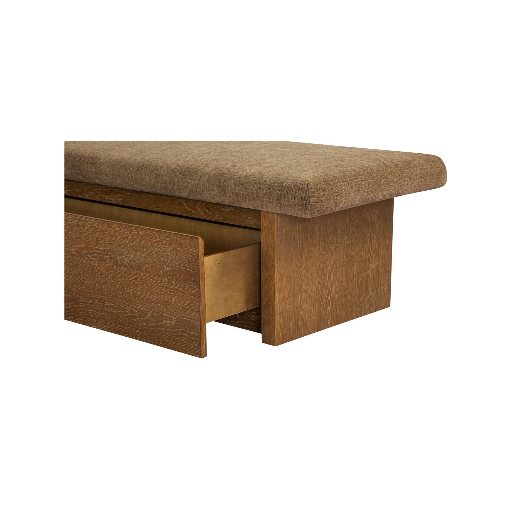 Gemma Taupe Storage Bench - Ornate Home