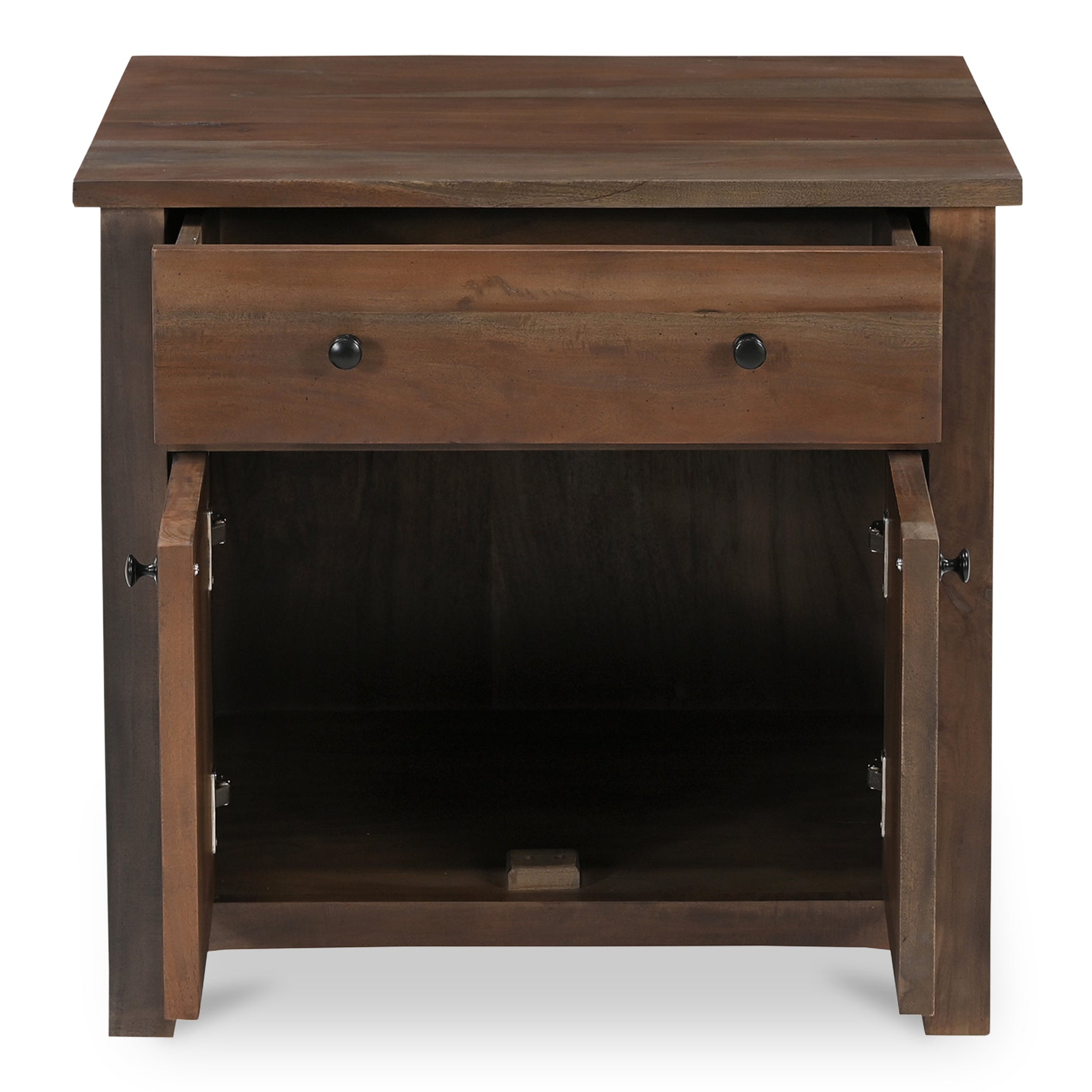 Gene Dark Brown Charging Nightstand - Ornate Home