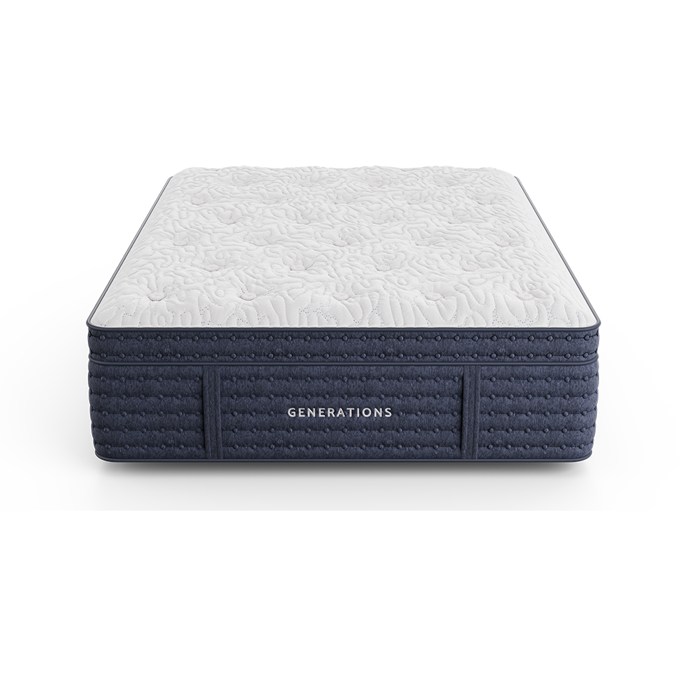 Generations 2.0 Tradition 2.0 Luxe Blue King 15.5" Plush Mattress - Ornate Home