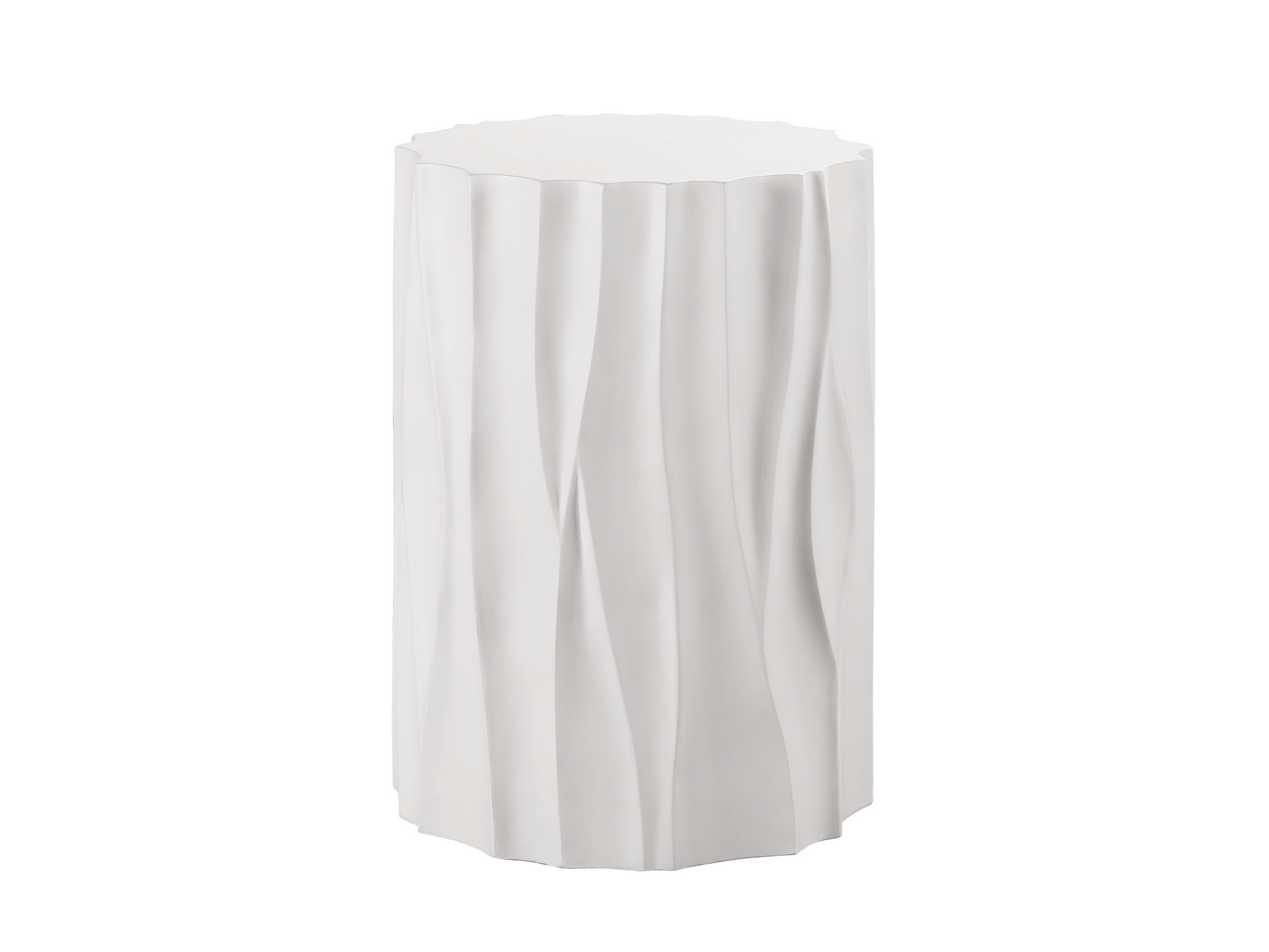 Geneva Abaco White End Table - Ornate Home