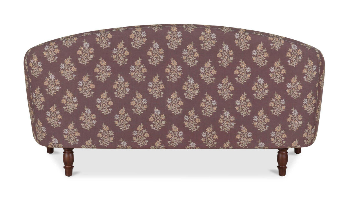 Geneva Dark Mauve Dining Settee - Ornate Home