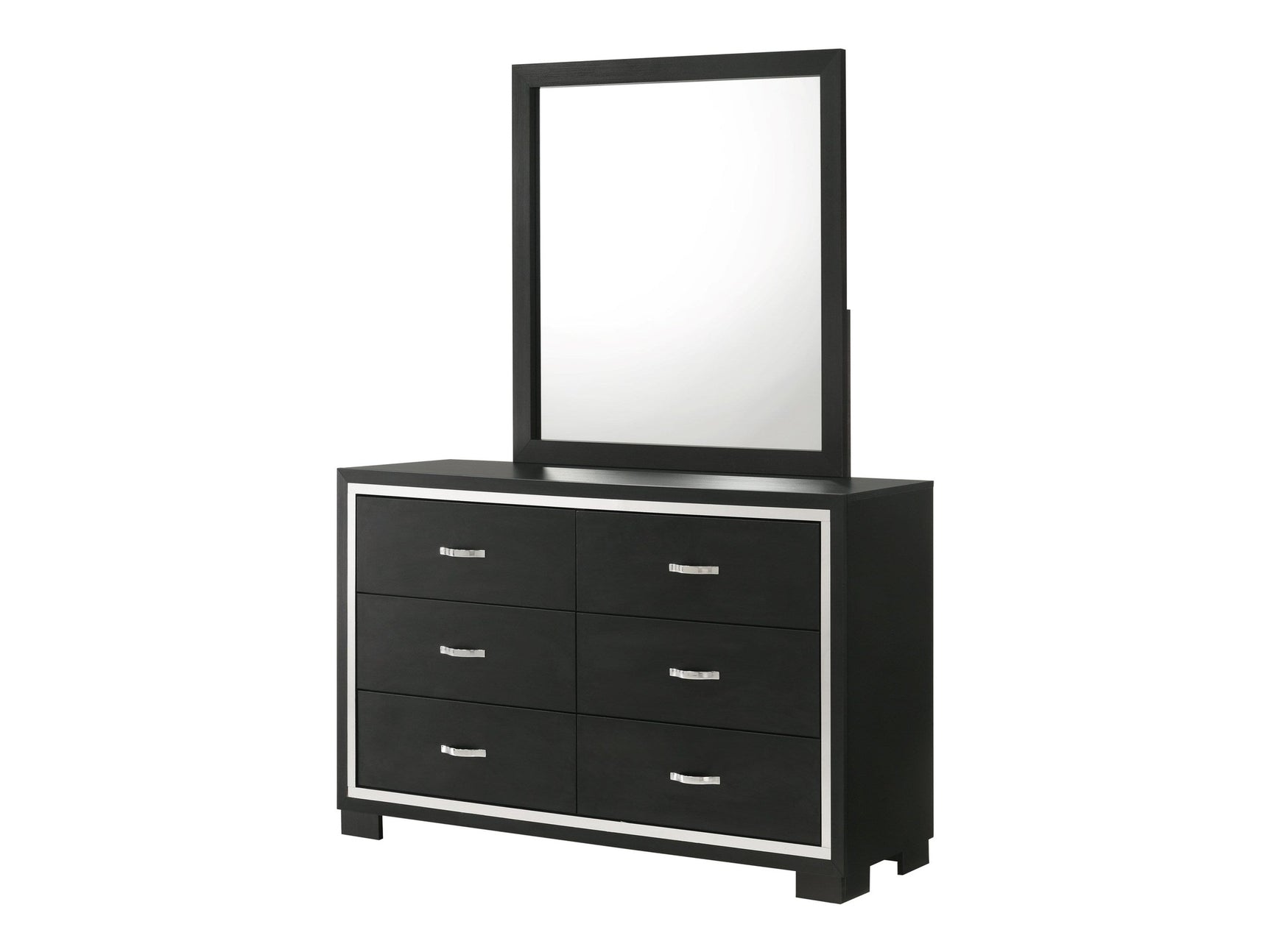 Gennro Black Dresser Mirror - Ornate Home