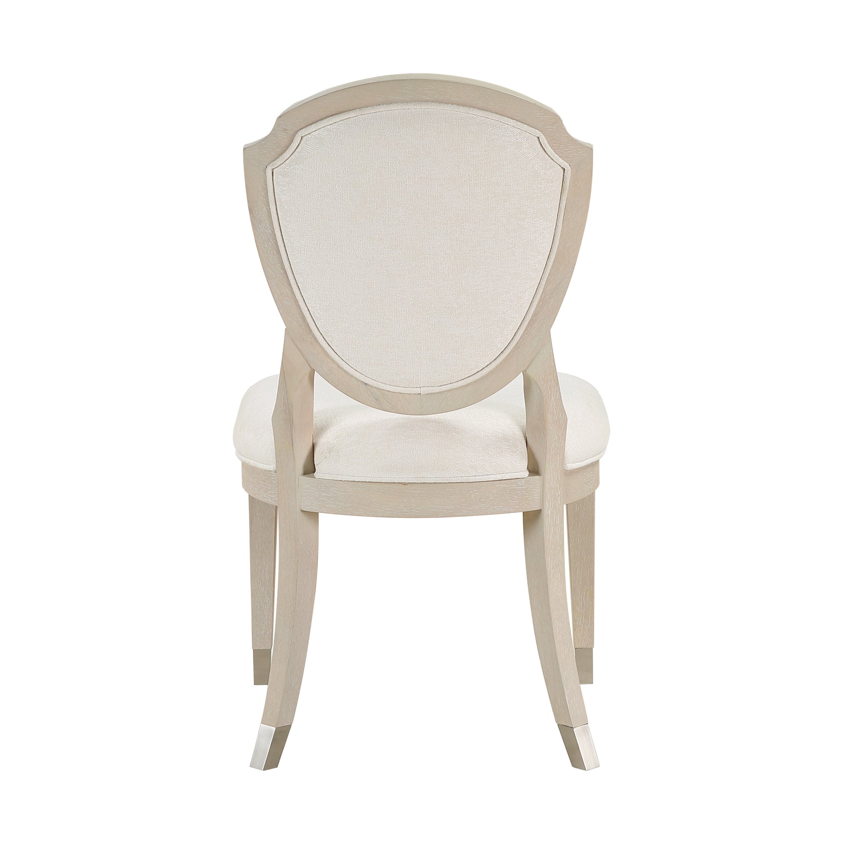 Genoa Ivory/Light Oak Side Chair (Set of 2) - Ornate Home