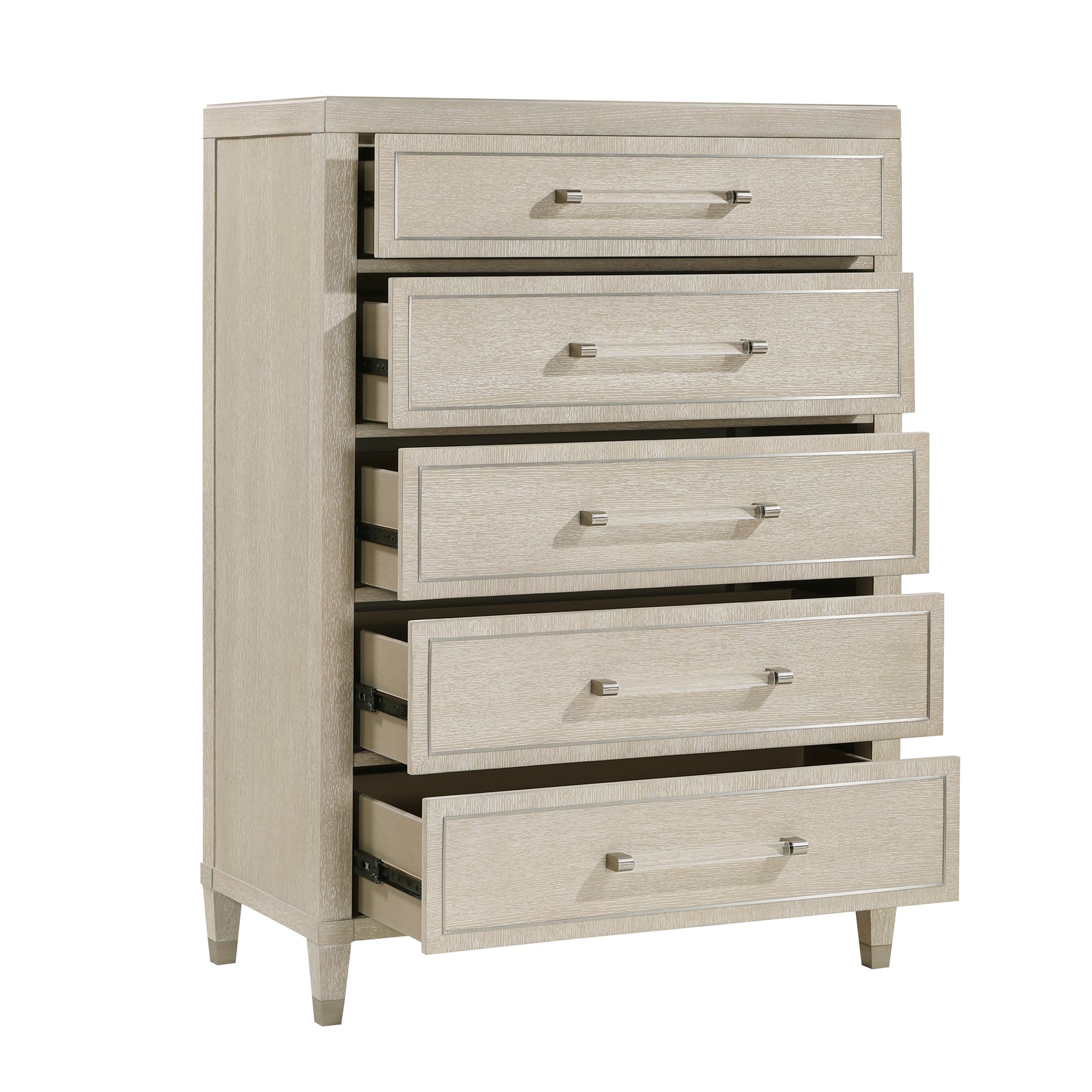 Genoa Light Oak Chest - Ornate Home