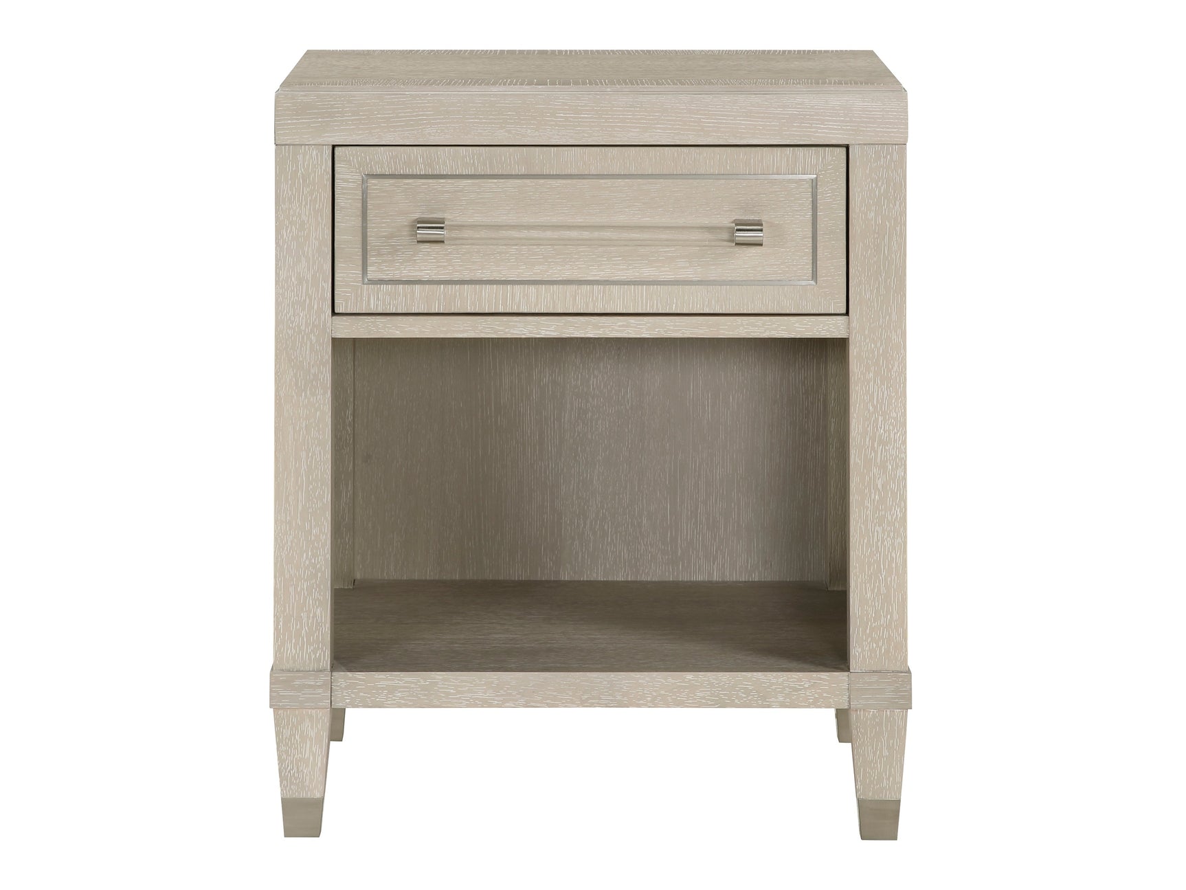 Genoa Light Oak Nightstand - Ornate Home