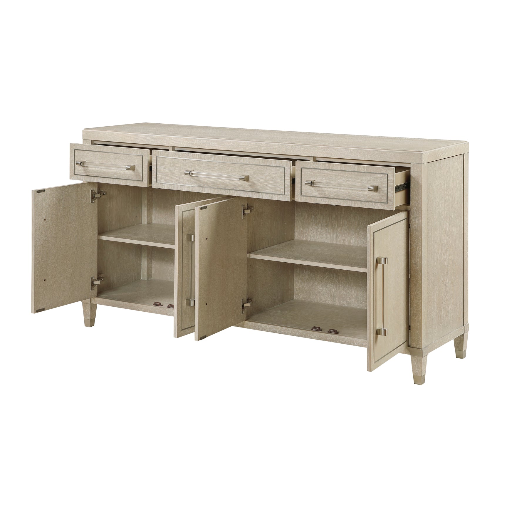 Genoa Light Oak Server - Ornate Home