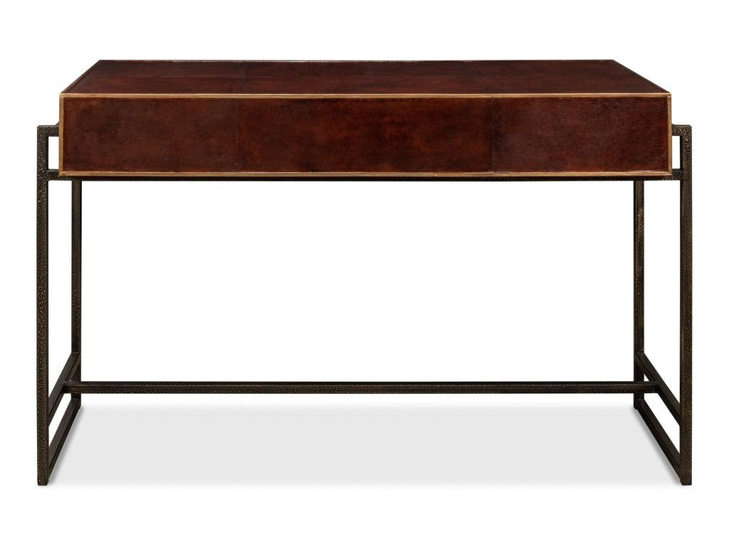 Gentleman’s Office Brown Desk - Ornate Home