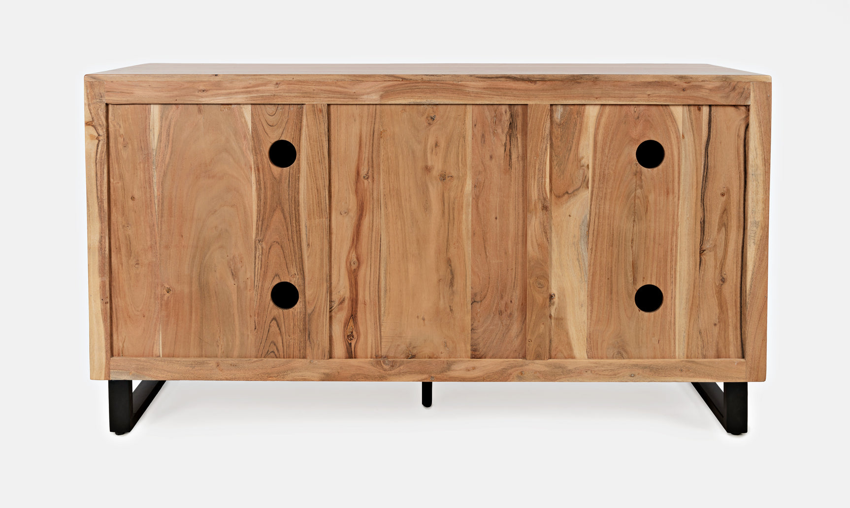 Geometrix Natural 3 Door Accent Cabinet - Ornate Home
