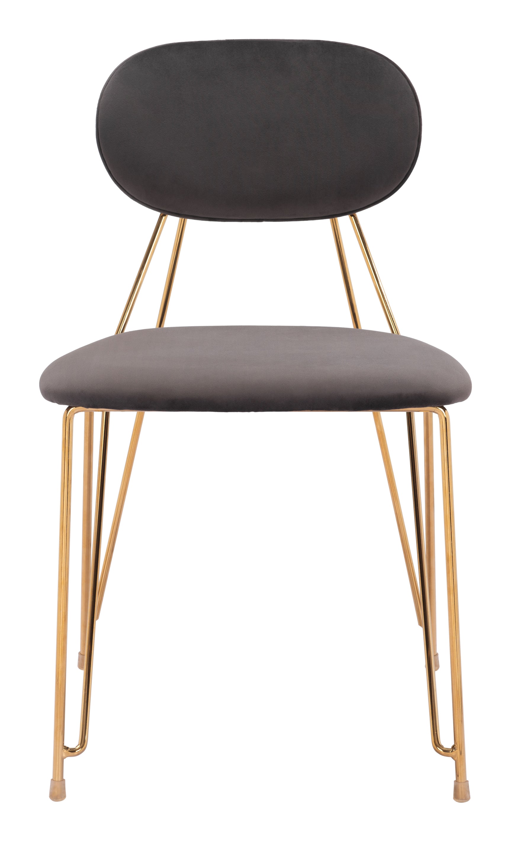 Georges Gray & Gold Dining Chair (Set of 2) - Ornate Home