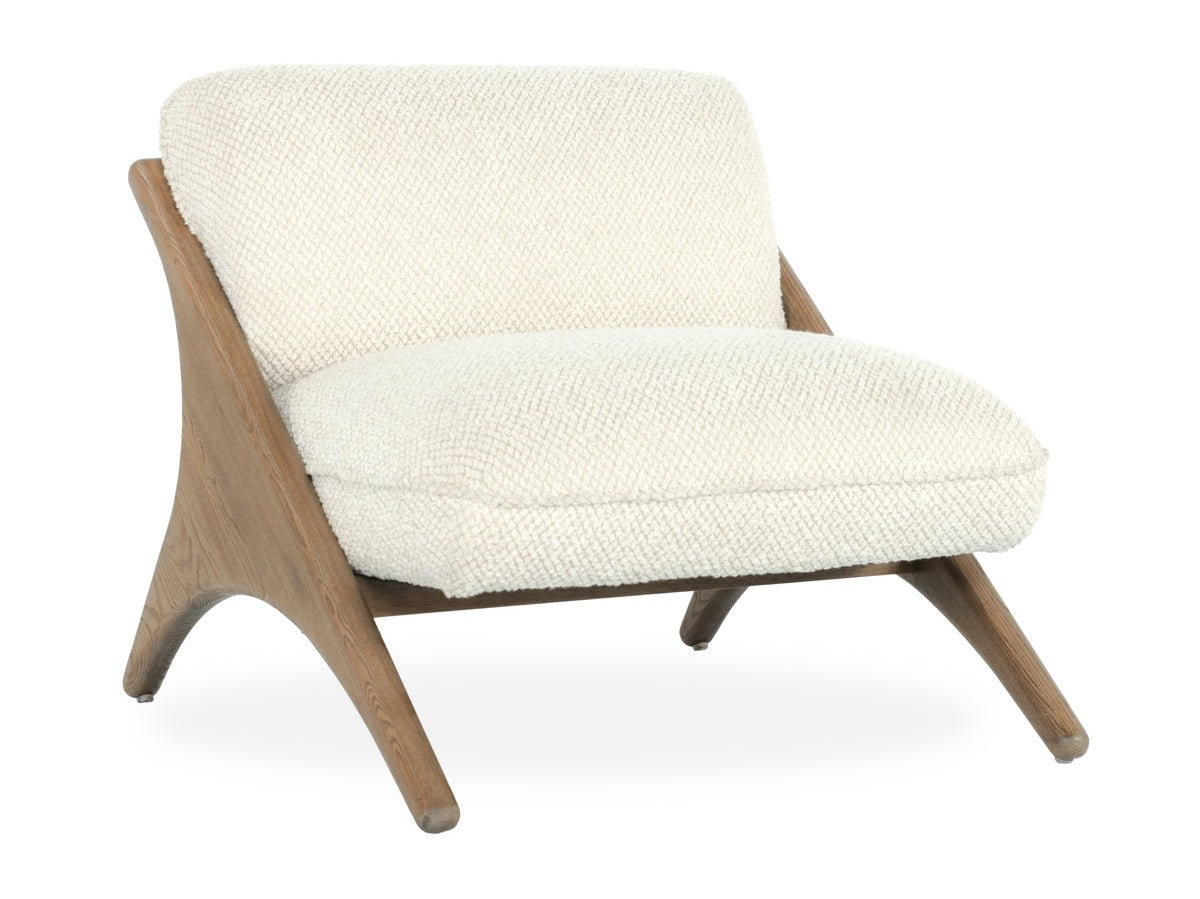 Georgia Light Beige/Natural Accent Chair - Ornate Home