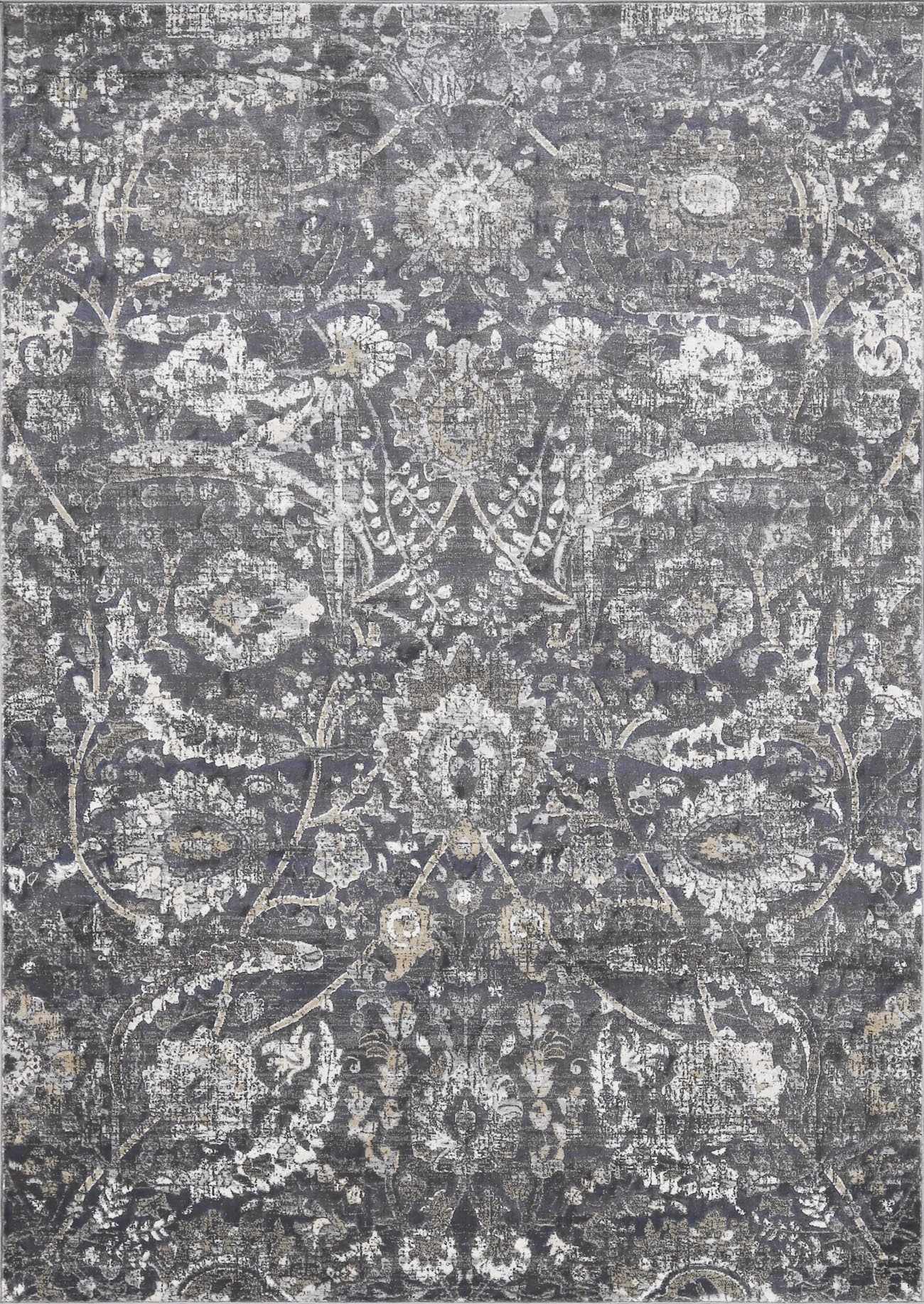 Georgiana Charcoal Area Rug - Ornate Home