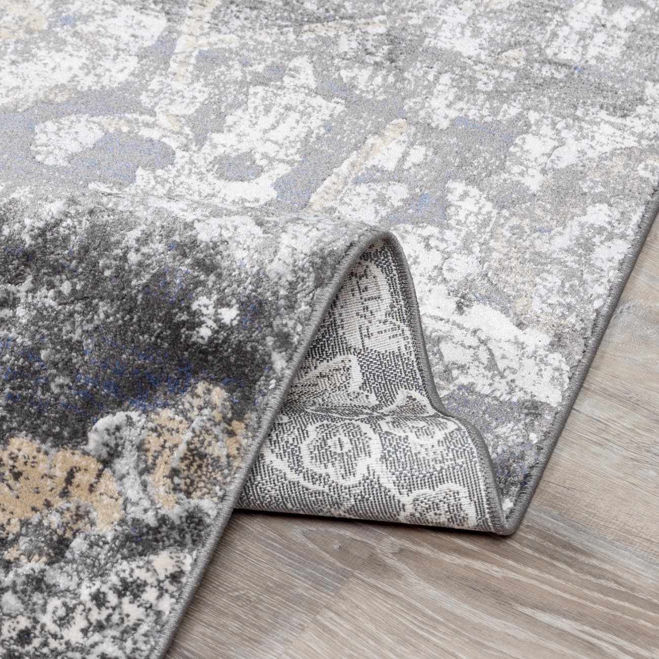 Georgiana Charcoal Area Rug - Ornate Home