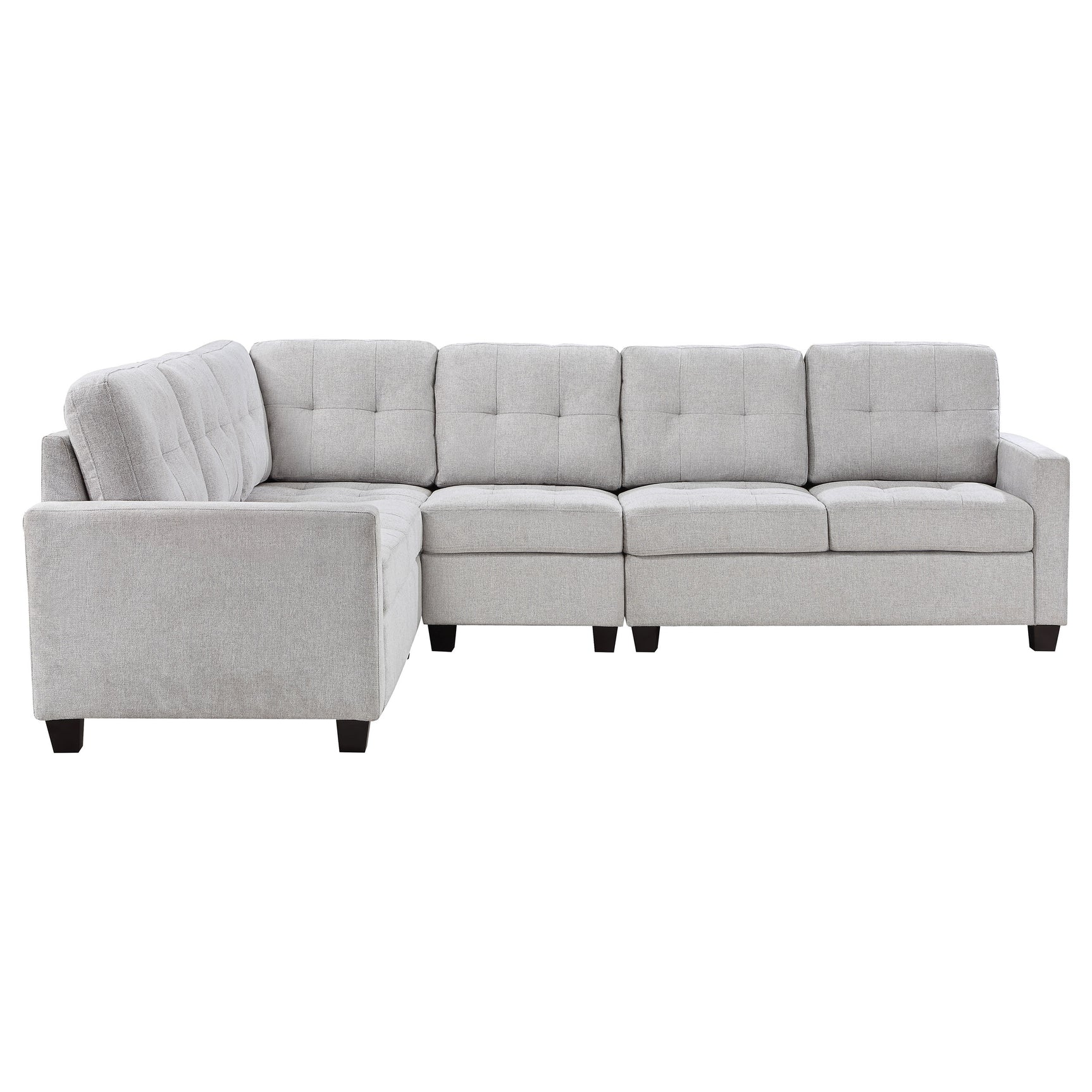 Georgina Beige 4-piece Modular Sectional Sofa - Ornate Home