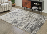 Gerdie Cream/Gray Large Rug 8' x 10' - Ornate Home