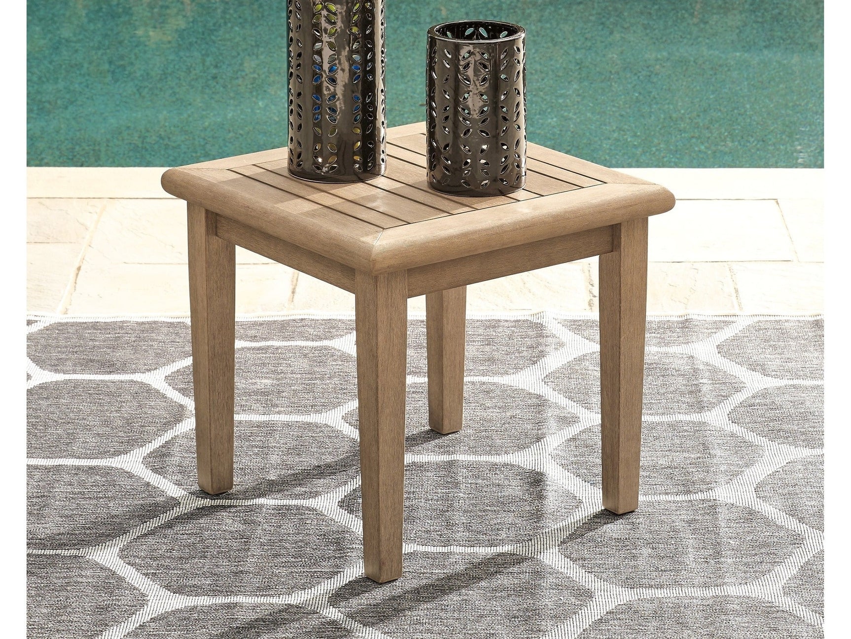 Gerianne Outdoor End Table - Ornate Home