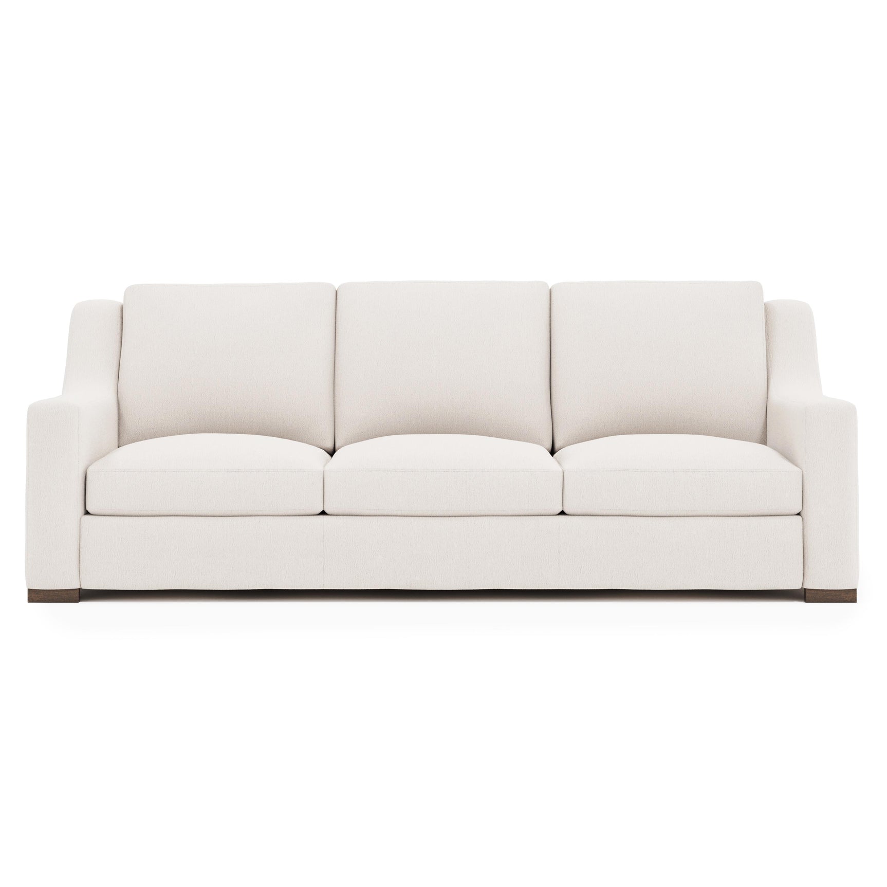 Germain Mocha Sofa Without Pillows - Ornate Home