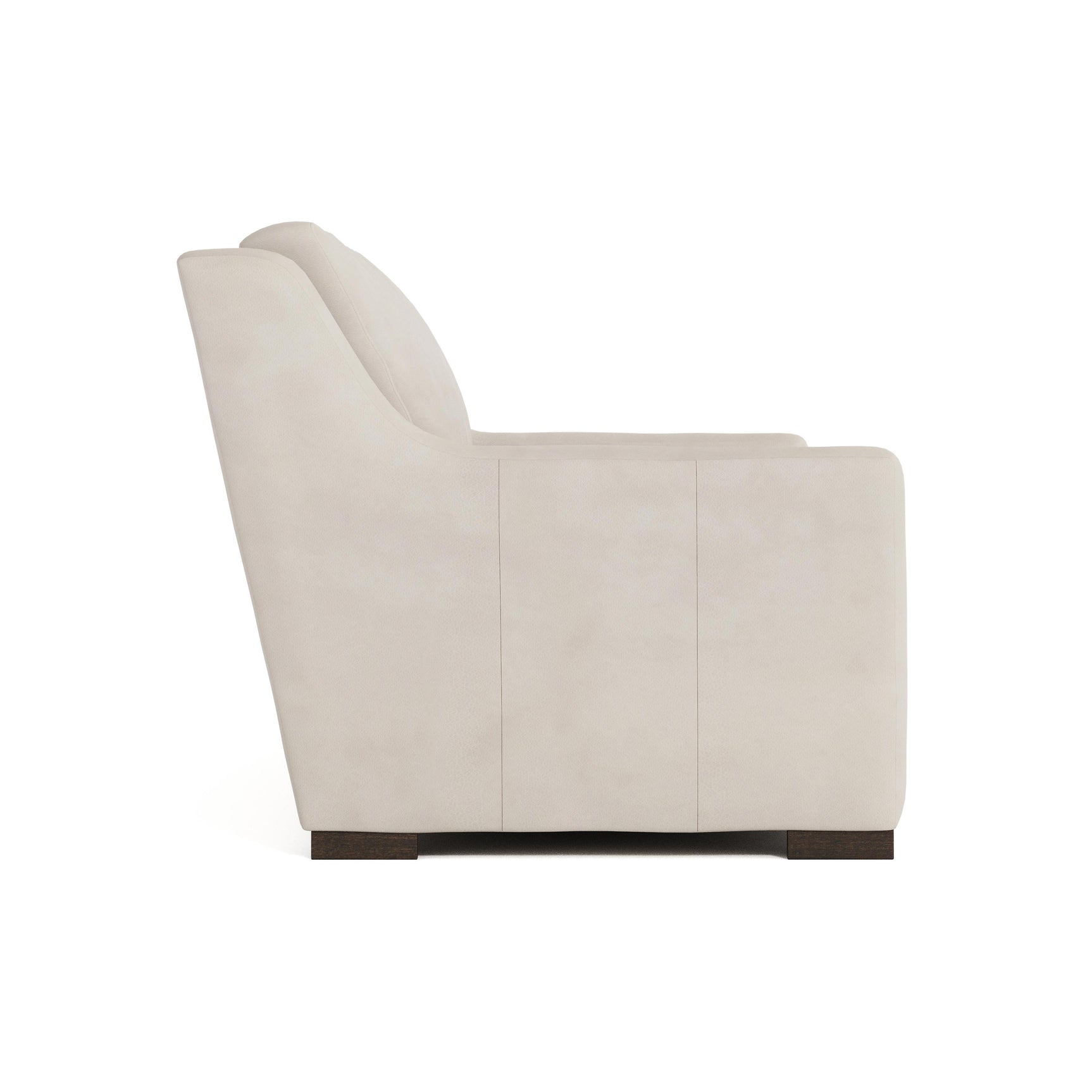 Germain White/Cream Leather Sofa - Ornate Home