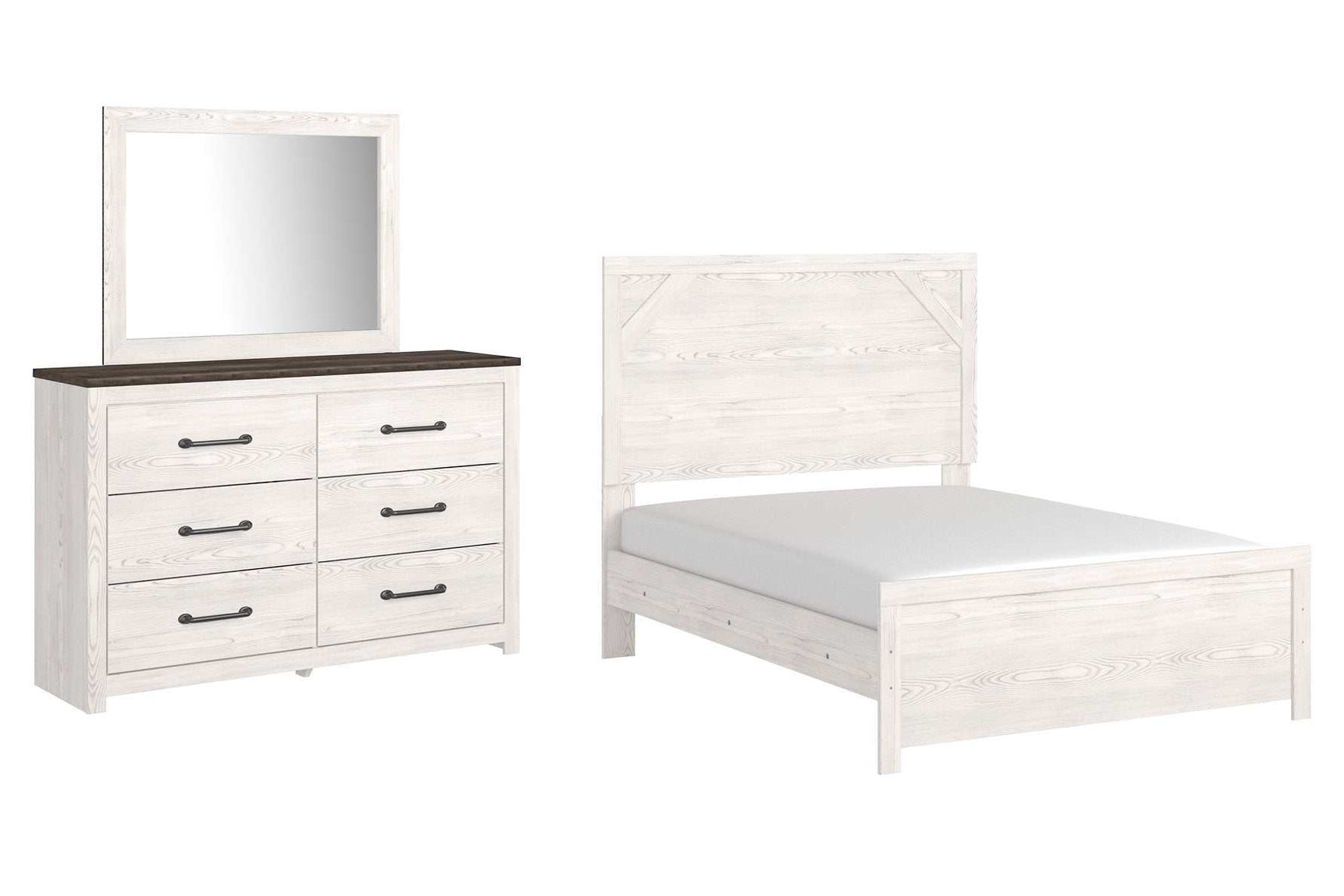 Gerridan White & Gray Bedroom Set / 3pc (Online Special Price) - Ornate Home