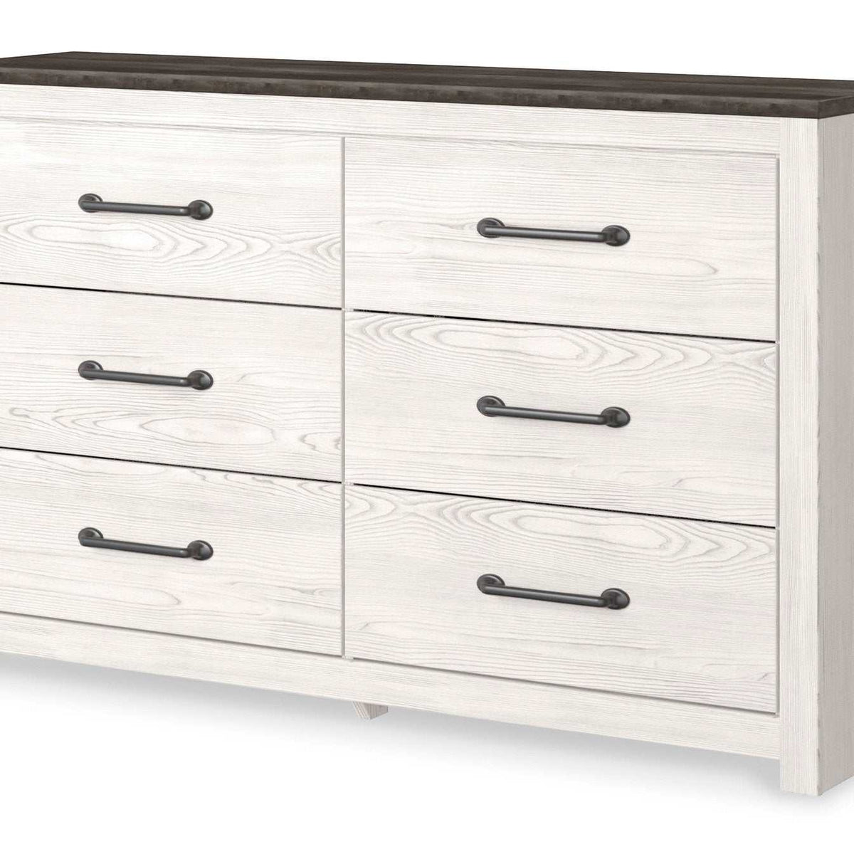 grey and white dresser Ashley Furniture Gerridan White & Gray Dresser (Online Special Price)