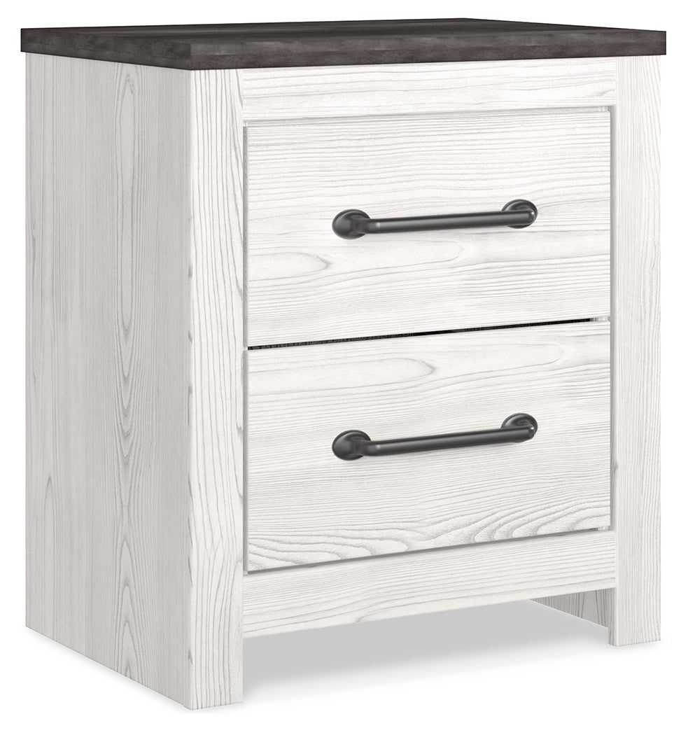 Gerridan White/Gray King Panel Bedroom Set with Dresser, Mirror and 2 Nightstands (Online Special Price) - Ornate Home