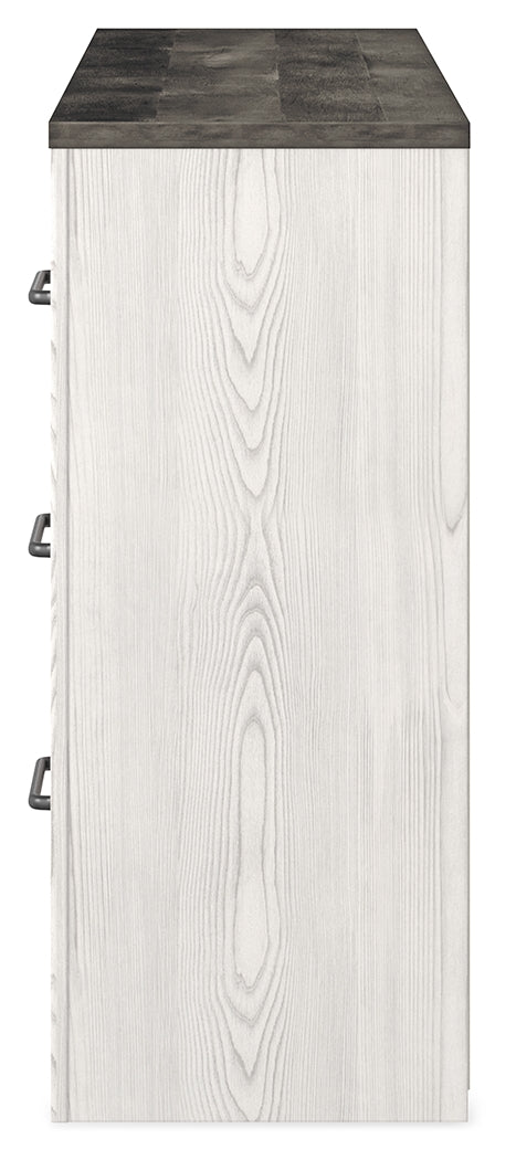Gerridan White/Gray King Panel Bedroom Set with Dresser and Nightstand (Online Special Price) - Ornate Home